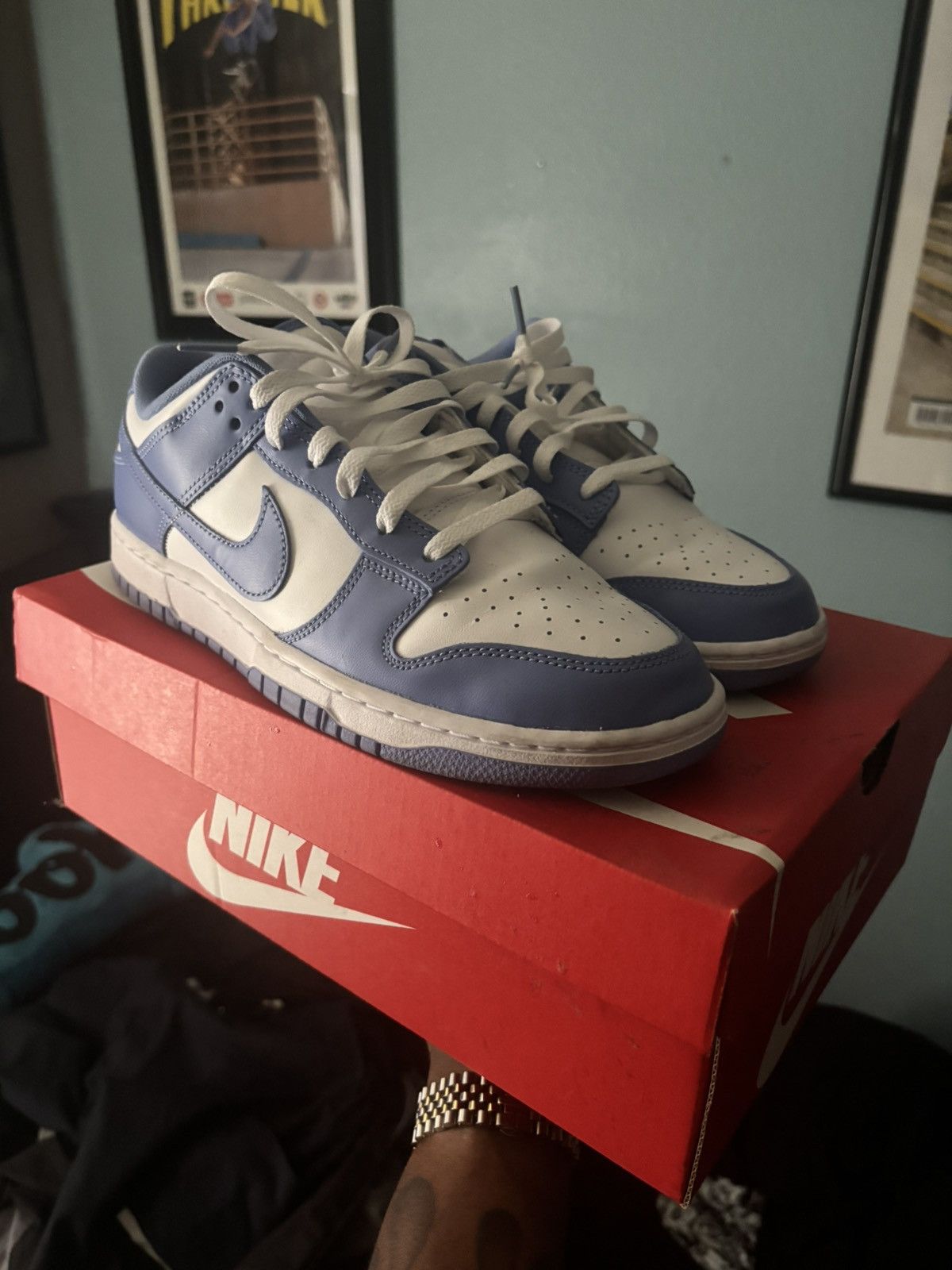 Nike Nike Dunk Low Retro (Polar) Size US 10 / EU 43 - 1 Thumbnail