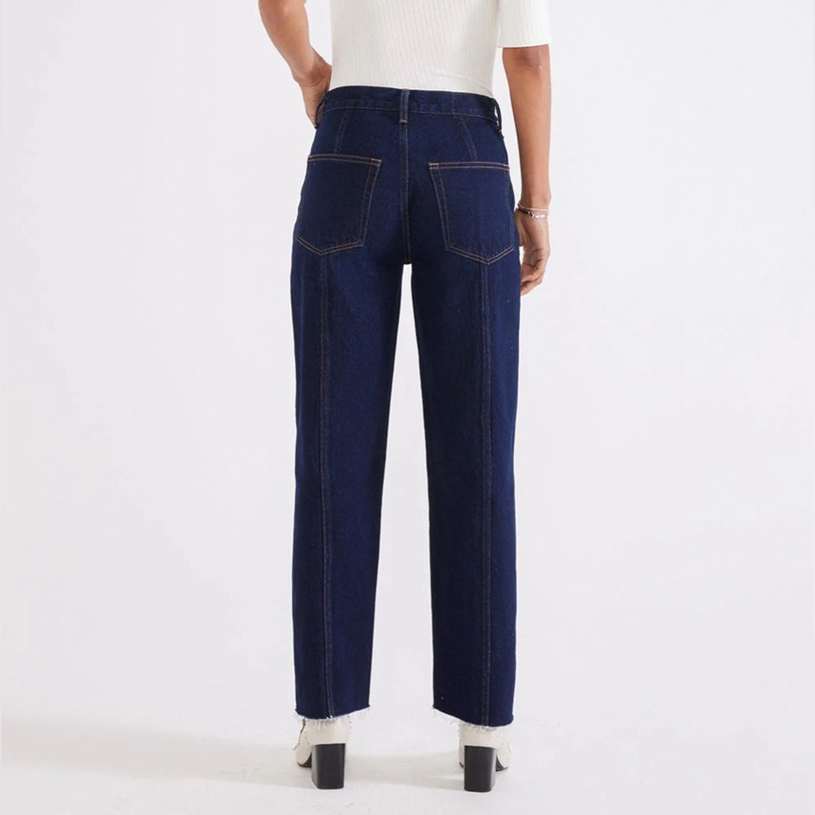 ETICA New etica Tyler Seamed Crop Denim - 26 - $178 Size 26" / US 2 / IT 38 - 3 Thumbnail