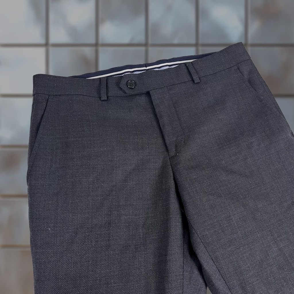 Original Penguin Original Penguin Pants Gray Wool Blend Flat Front Dress 32x28 Mens Formal Size US 32 / EU 48 - 1 Thumbnail