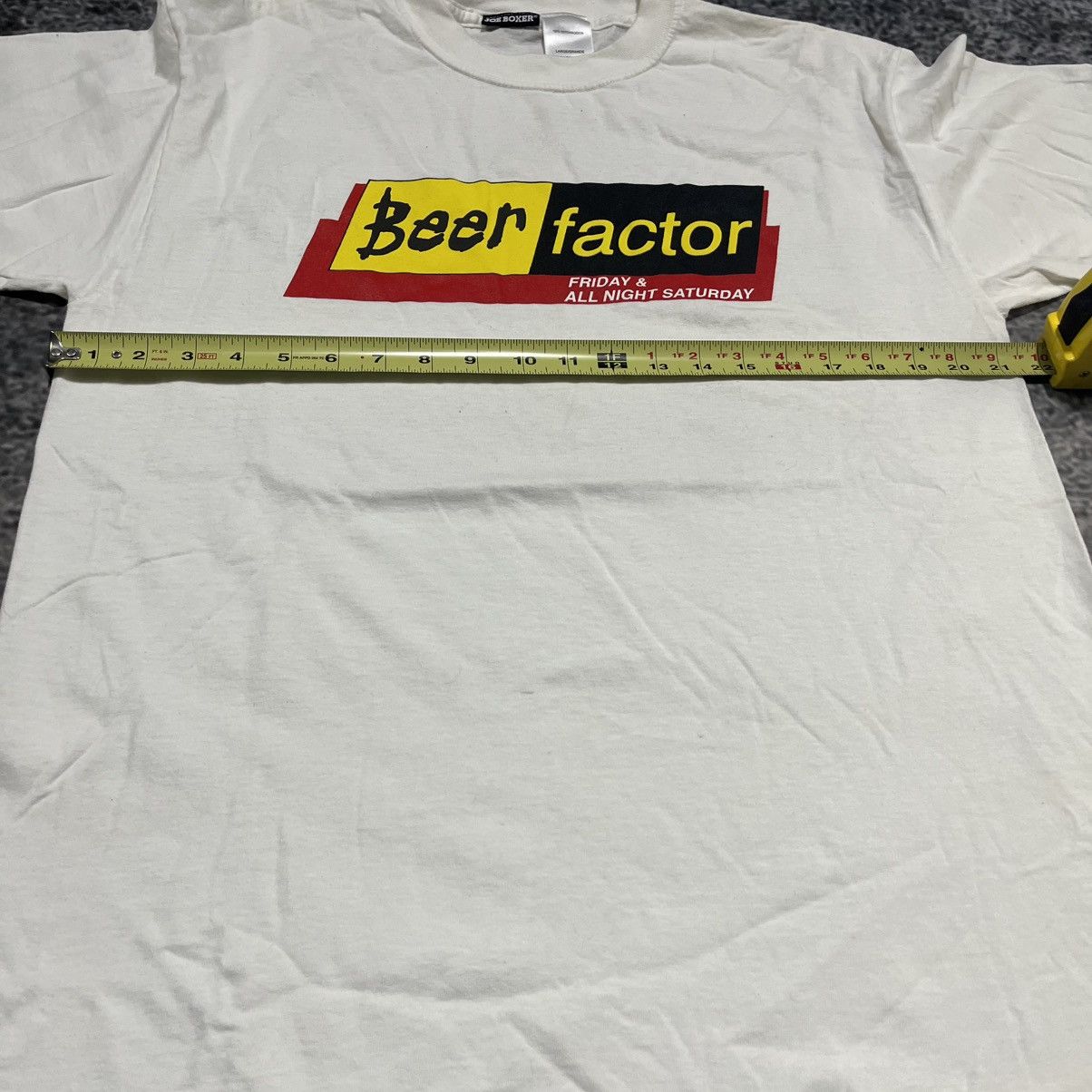 Vintage Vintage Beer Factor T Shirt Funny Humor Parody Drinking XL Size US XL / EU 56 / 4 - 7 Thumbnail
