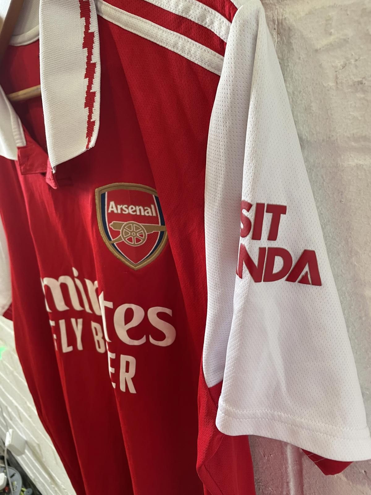 Adidas Arsenal Football Club Home Soccer Jersey Size ONE SIZE - 3 Thumbnail