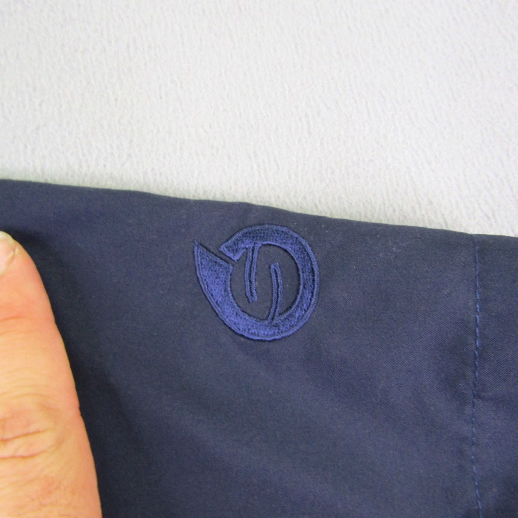 Vintage Sunderland Of Scotland Windbreaker Jacket Mens M Blue Golf Windbreaker Pockets Logo Casual Outdoor Sports Size US 31 - 4 Thumbnail