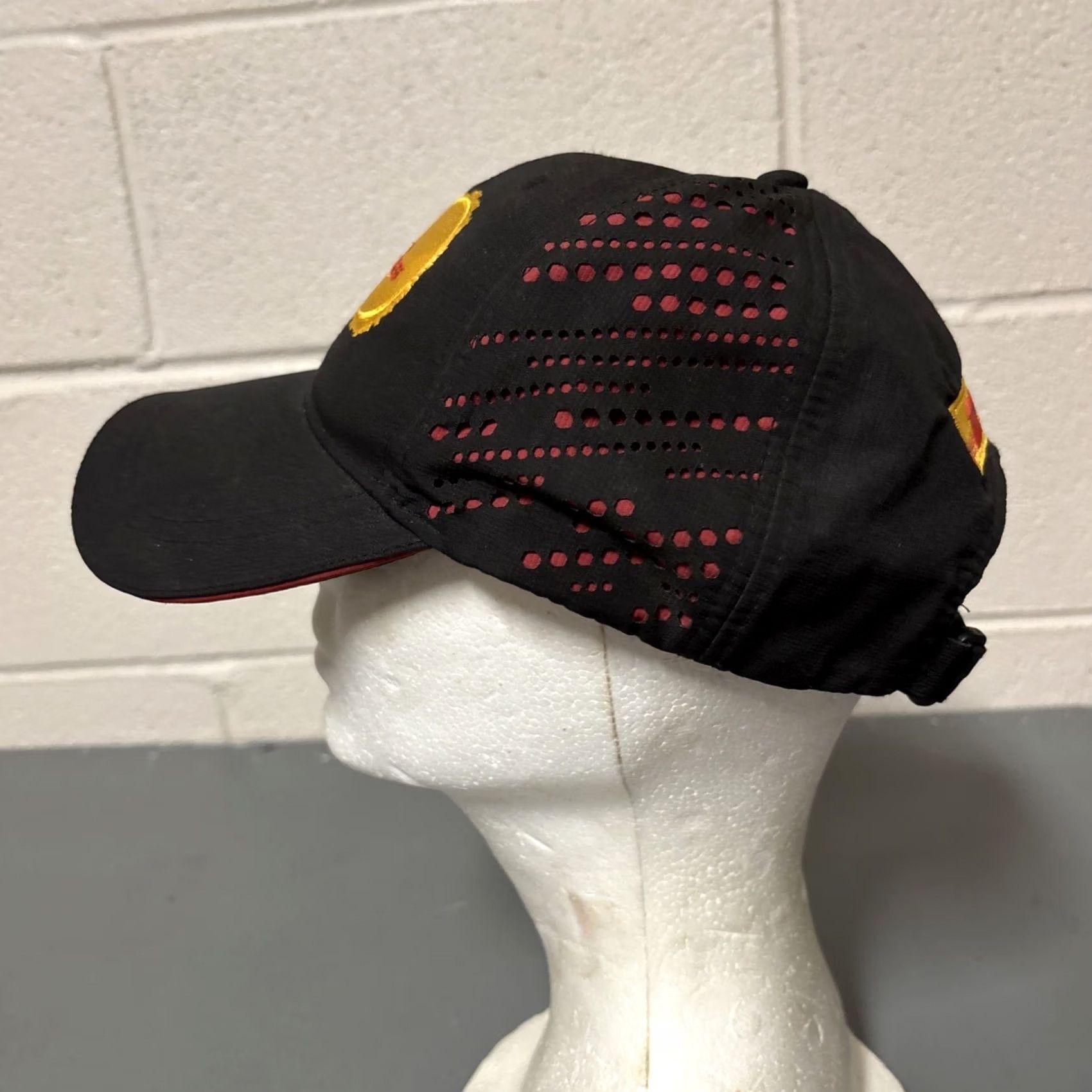 Express Cap America America’s Cup DHL Express Soccer Adjustable Strapback Cap Hat Men One Size Black Baseball Cap Size ONE SIZE - 6 Thumbnail