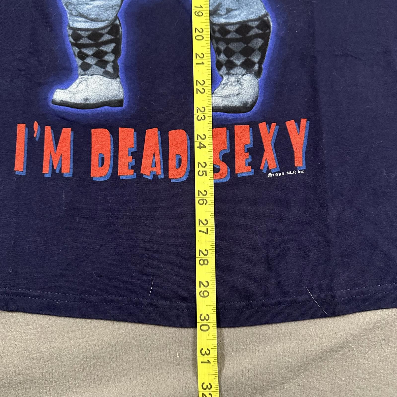 Delta Vintage Austin Powers Fat Bastard Navy graphic tee L 1999 Size US L / EU 52-54 / 3 - 7 Thumbnail