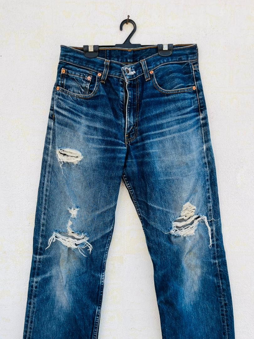 Levi's Vintage Clothing × Vintage Vintage Levis Distressed Japanese Designer Fashion Style Size US 30 / EU 46 - 3 Thumbnail