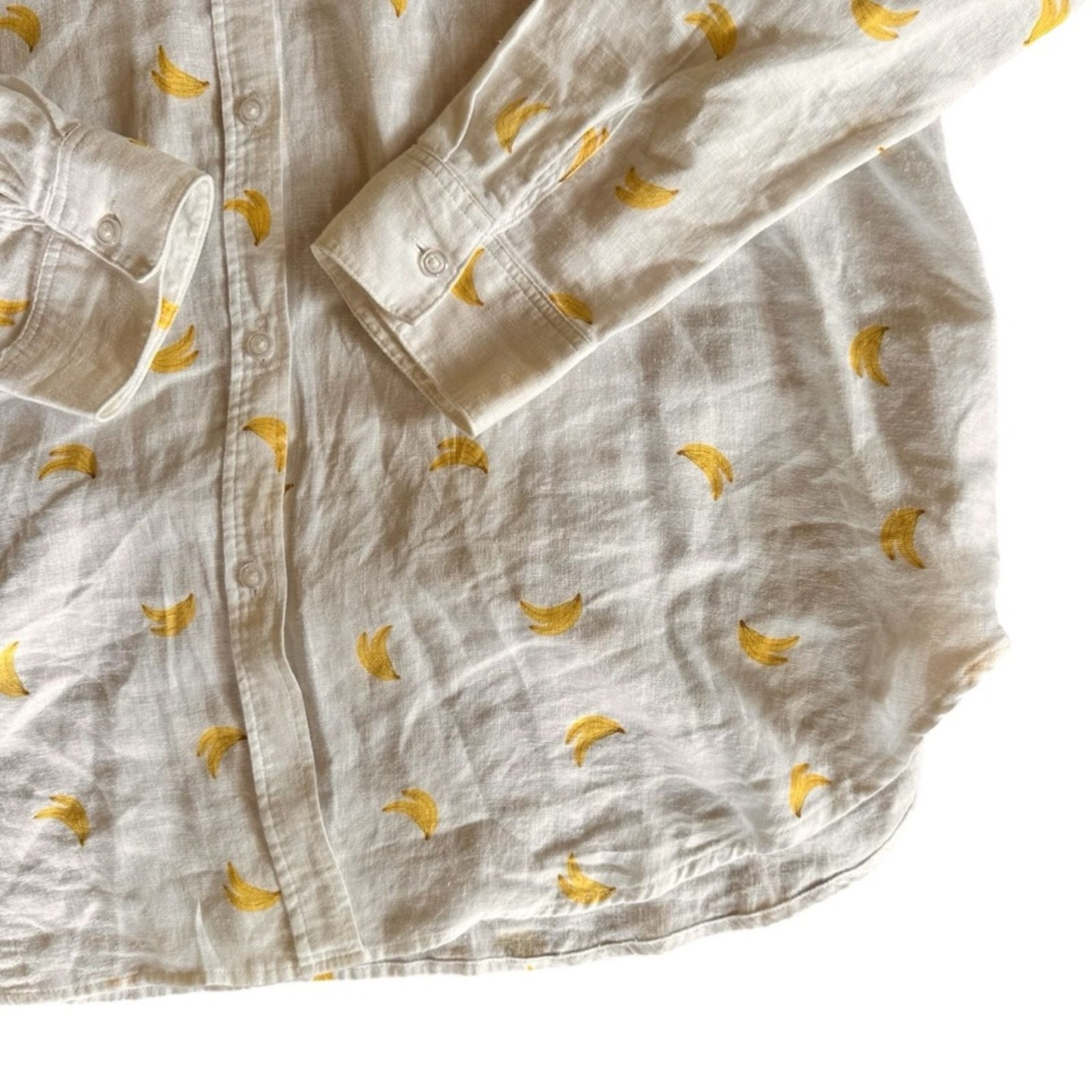 Rails Rails Charlie Banana Blouse – White/Yellow – Size XL – EUC Size XL / US 12-14 / IT 48-50 - 2 Thumbnail