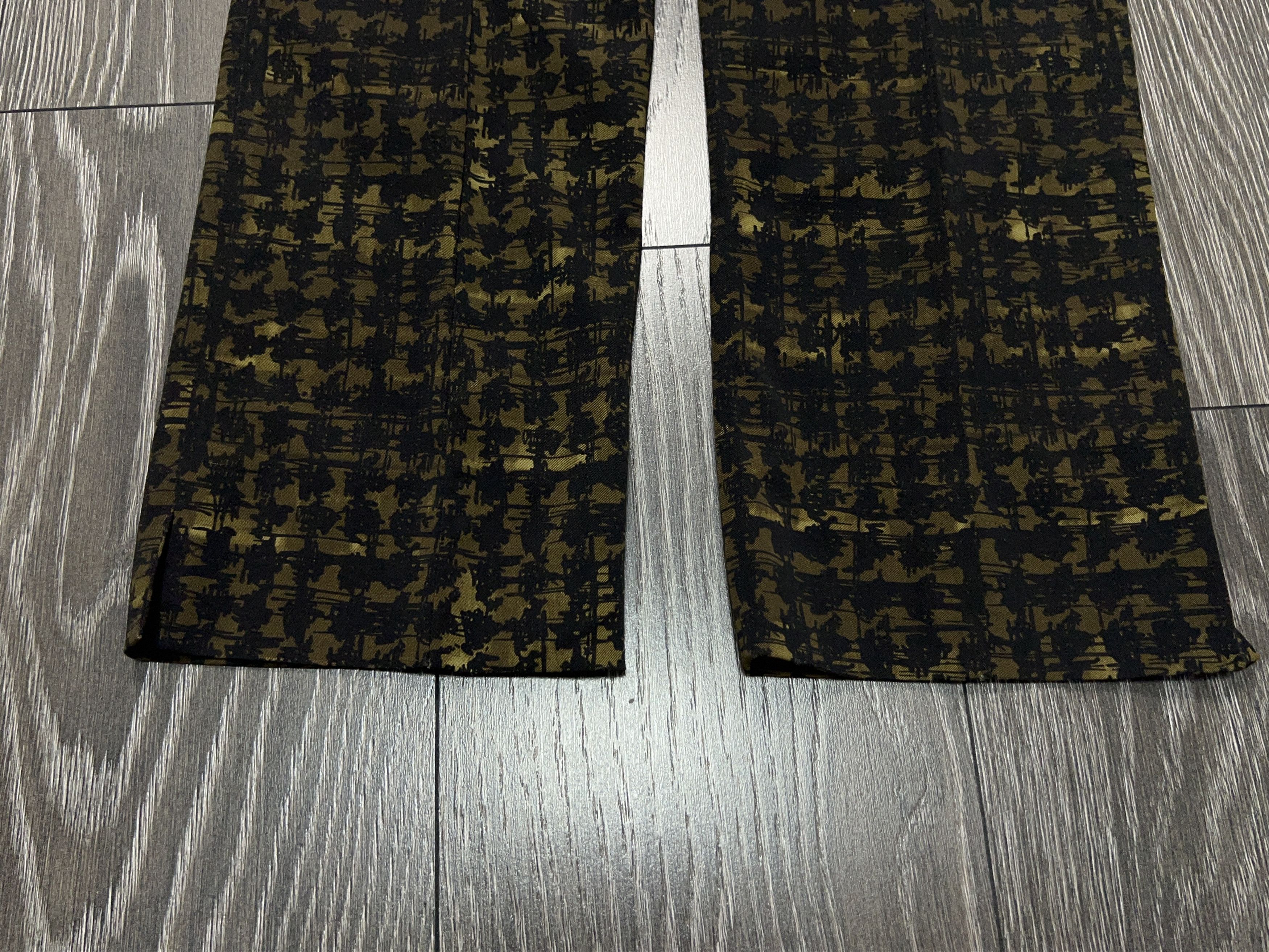 Prada Designer Abstract Houndstooth Print Pants Formal Trousers Size 28" / US 6 / IT 42 - 19 Thumbnail