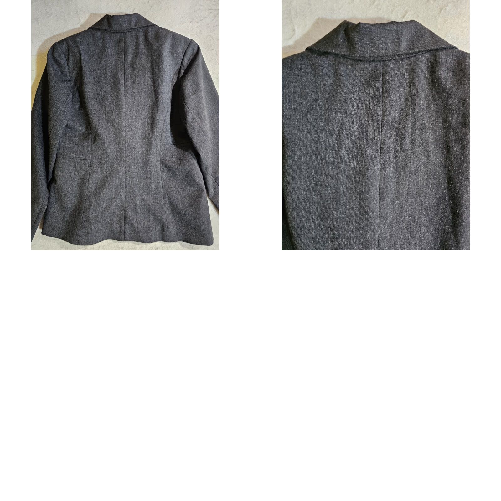 Pendleton VINTAGE Pendleton Petite Virgin Wool Blazer Suit Jacket Women's Size 8 Gray 3 Button Blazer Mildly Used Size M / US 6-8 / IT 42-44 - 8 Thumbnail