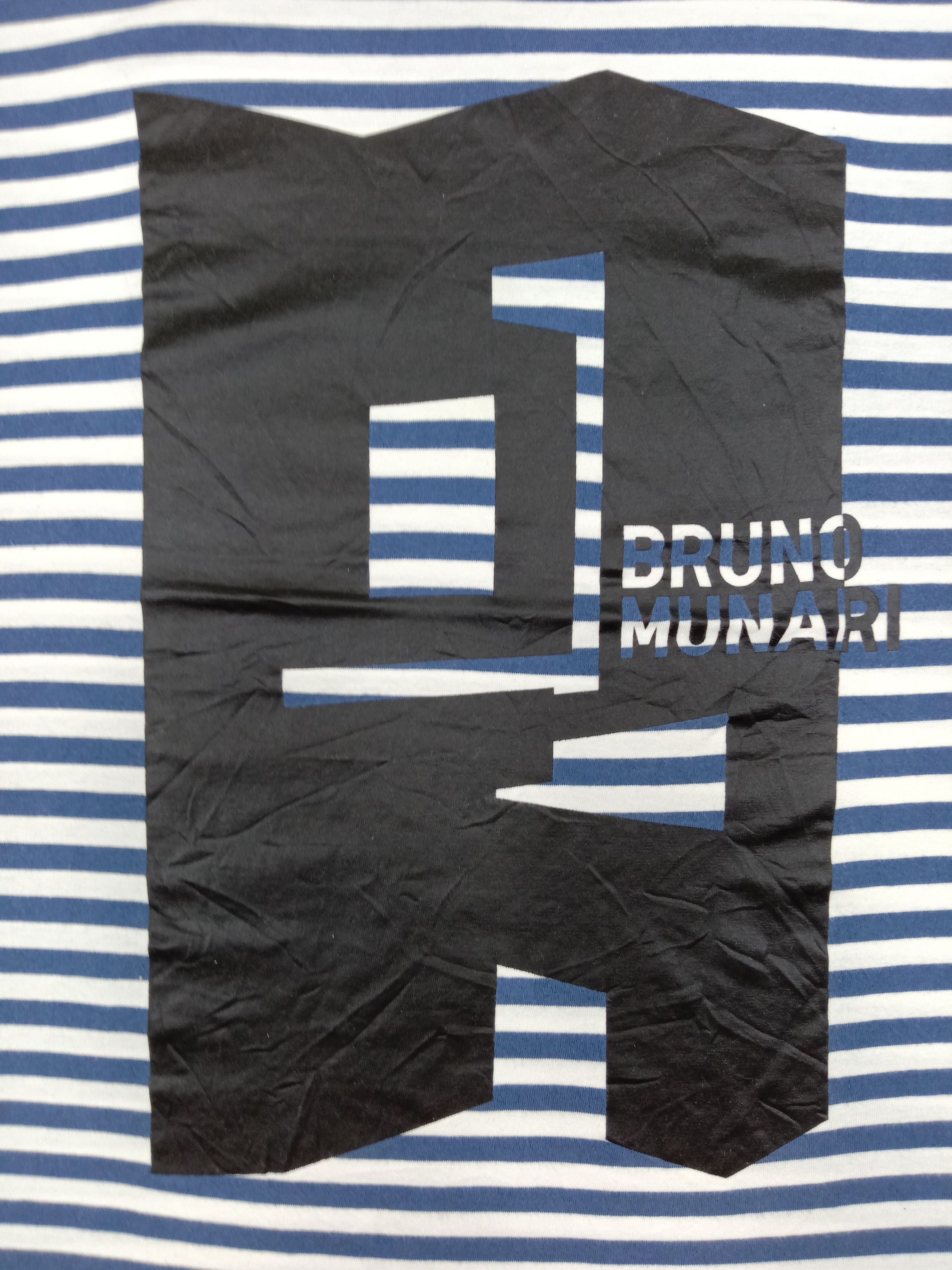 Uniqlo Uniqlo x Bruno Munari Striped T Shirt Size US XL / EU 56 / 4 - 2 Thumbnail