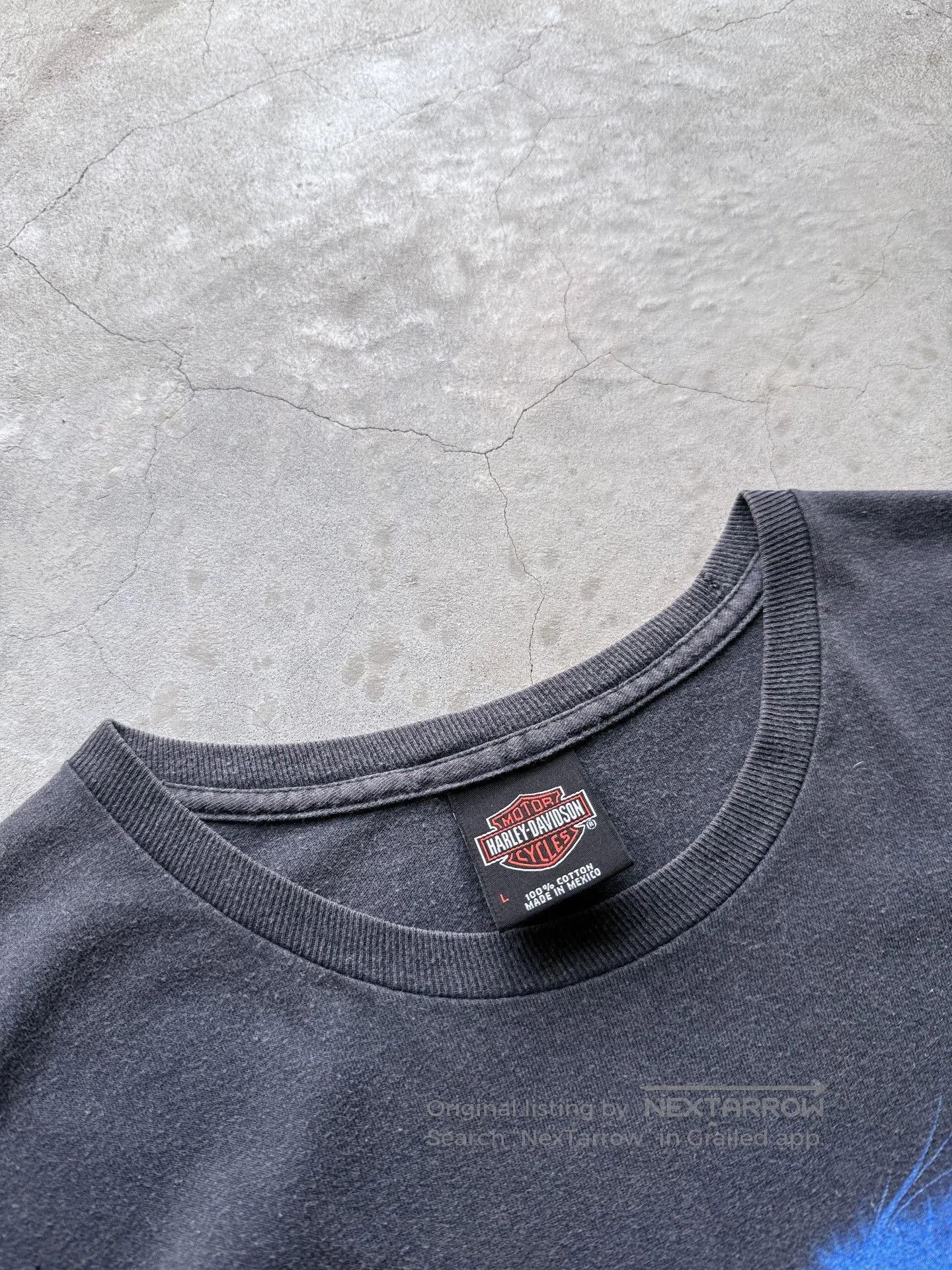 Vintage Vintage 00s Harley Davidson Chopper Tee. Size US L / EU 52-54 / 3 - 4 Thumbnail