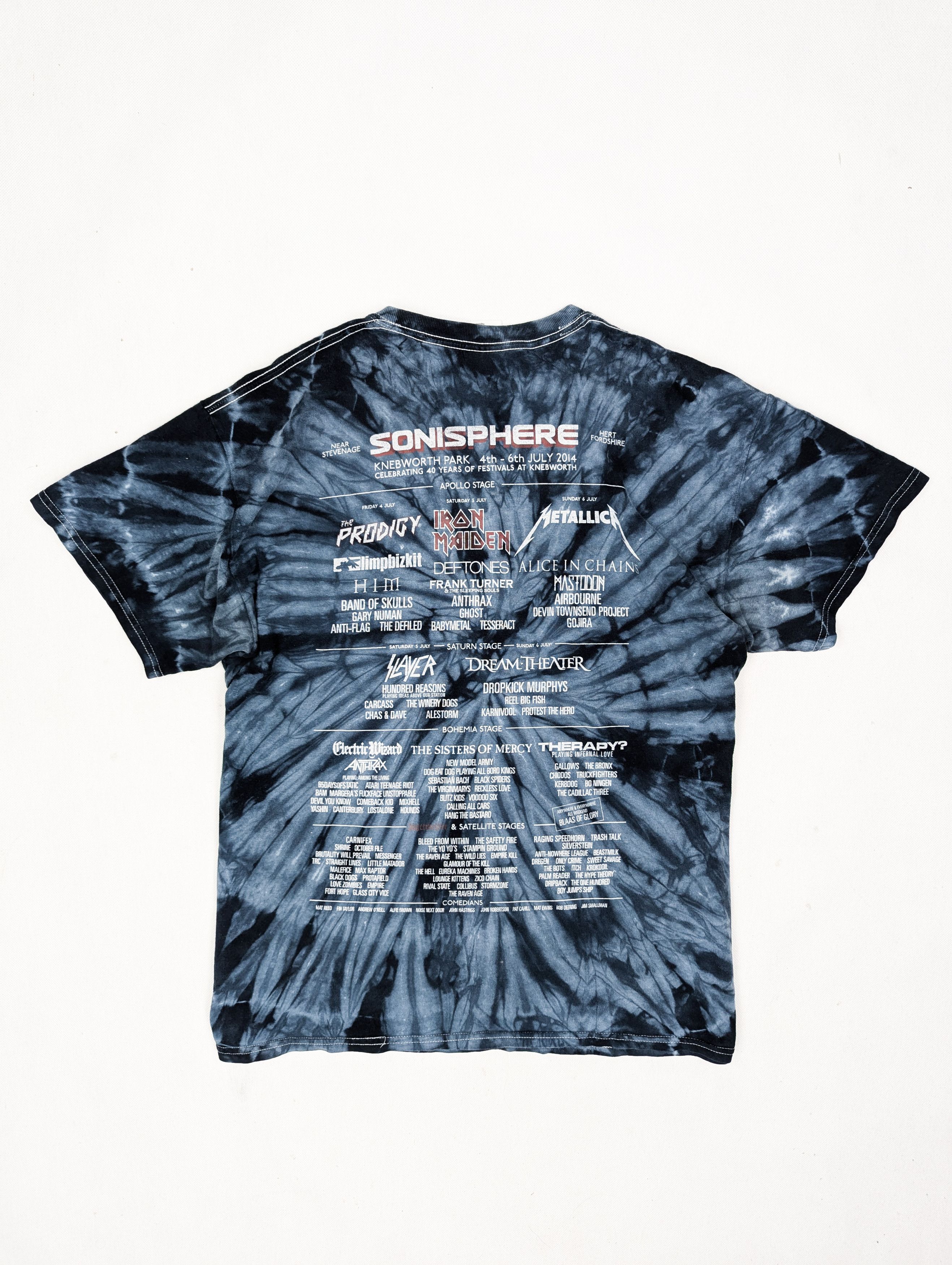 Gildan sonisphere genuine gig tour t-shirt iron maiden 2014 metalic Size US L / EU 52-54 / 3 - 2 Thumbnail