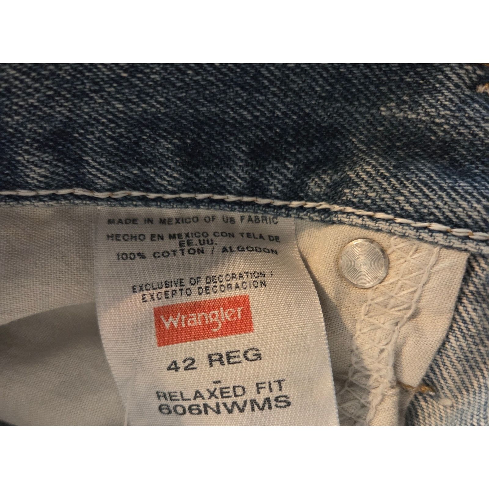 Wrangler Vintage Blue Denim Wrangler Shorts Size 42 Reg Size US 42 / EU 58 - 5 Thumbnail