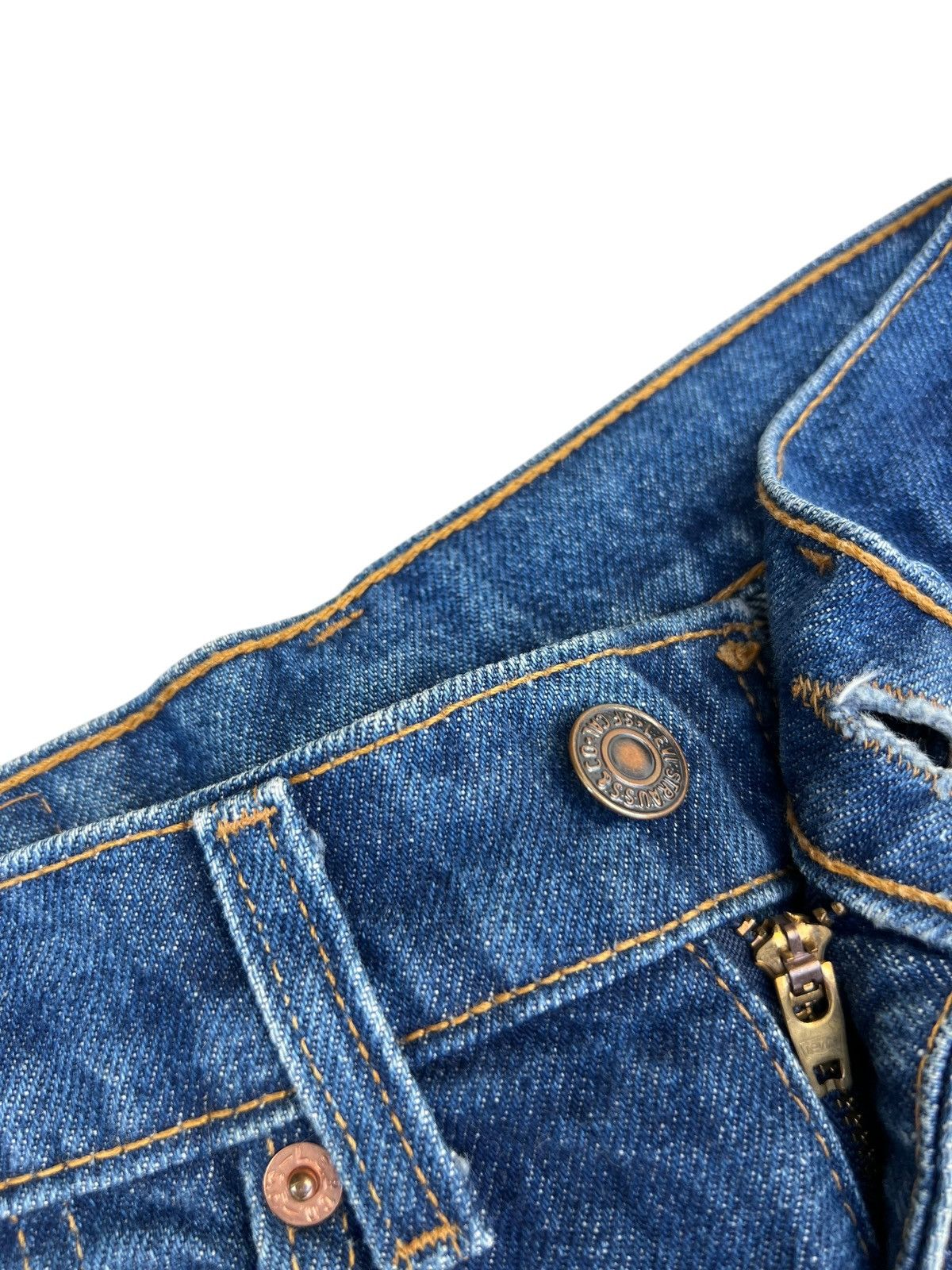 Levi's Vintage 1994 Levi’s 517 Distressed Denim Bootcut Jeans Size US 27 - 5 Thumbnail