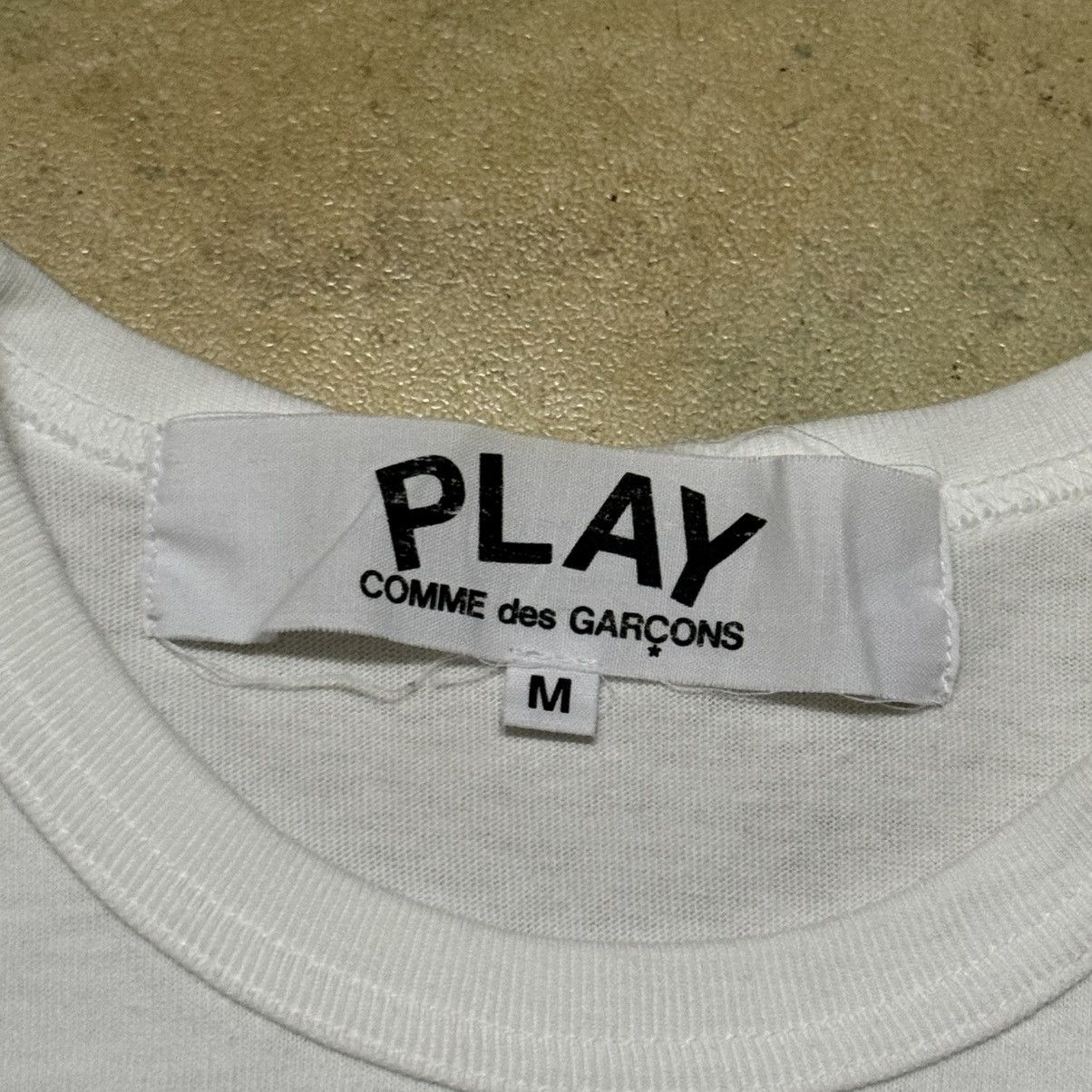 CDG by Comme des Garcons AD2005 Comme Des Garcons CDG Play Big Logo T Shirt Size US M / EU 48-50 / 2 - 3 Thumbnail
