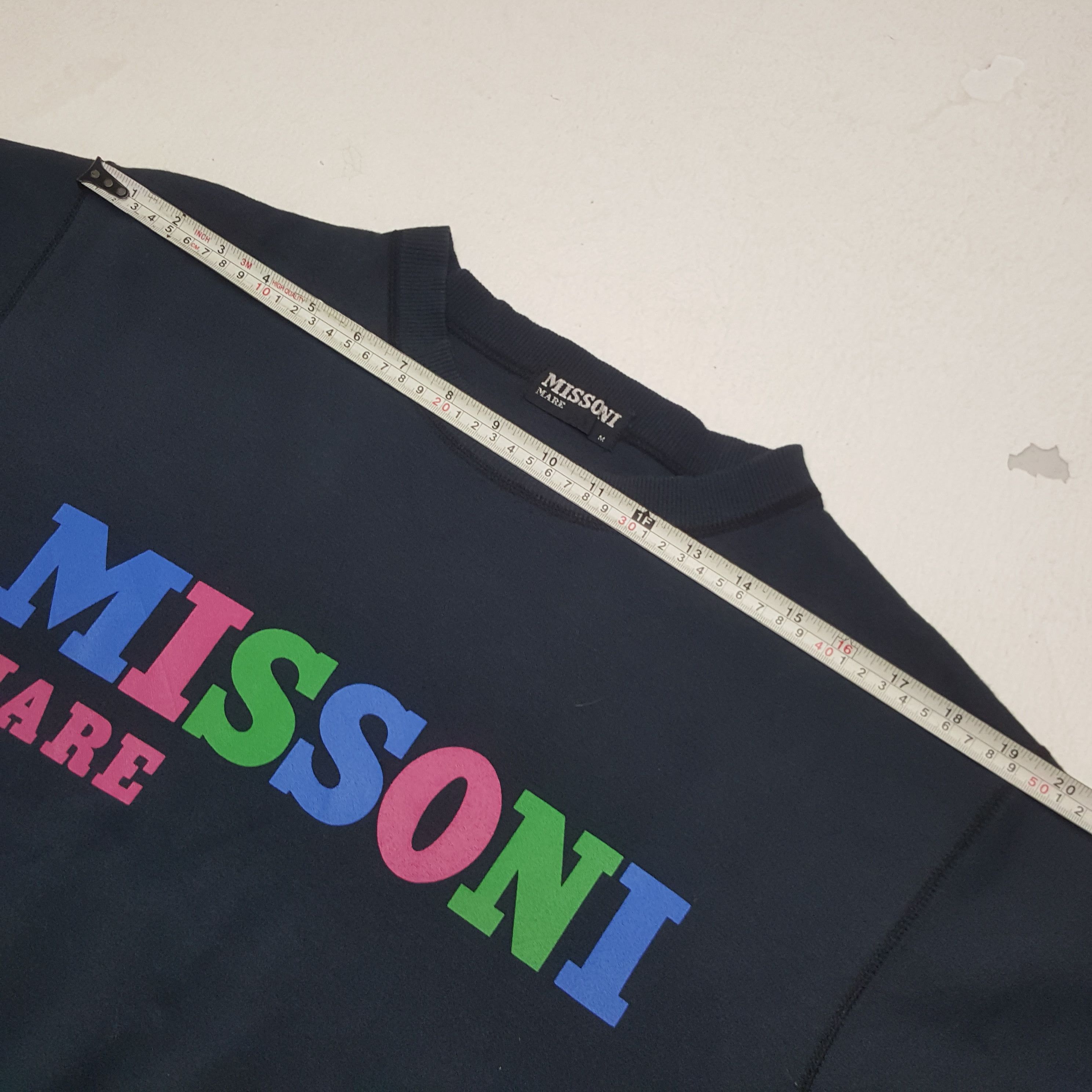 Designer × Missoni × Vintage Vintage Missoni Mare Italian Brand Sweatshirt Size US L / EU 52-54 / 3 - 5 Thumbnail