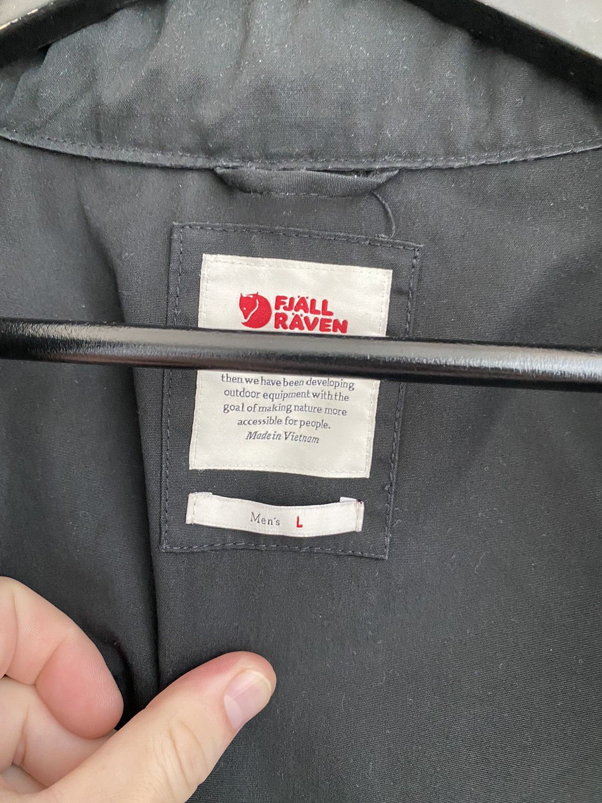 Fjallraven Fjällräven G-1000 Men's Räven Jacket Black Size US M / EU 48-50 / 2 - 6 Thumbnail