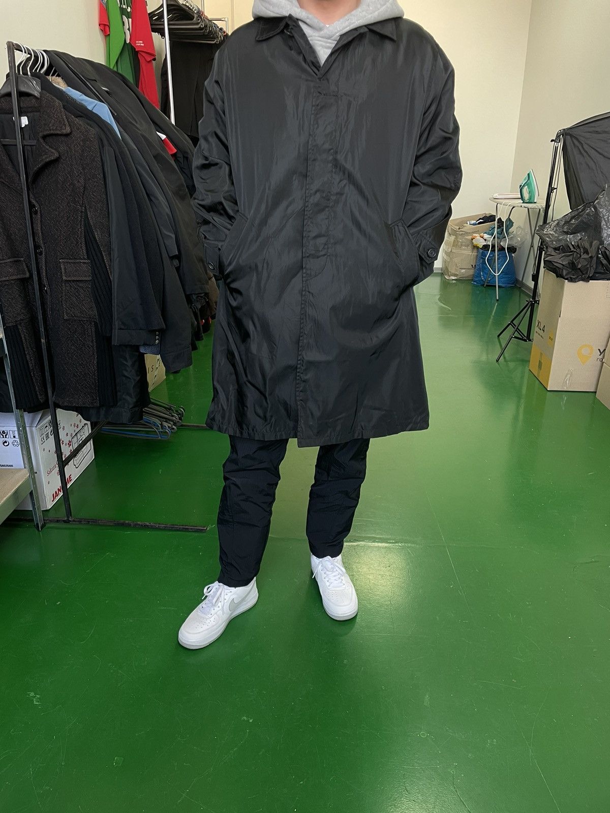 Prada Prada Light Nylon Trench Coat Mens M Size US M / EU 48-50 / 2 - 3 Thumbnail