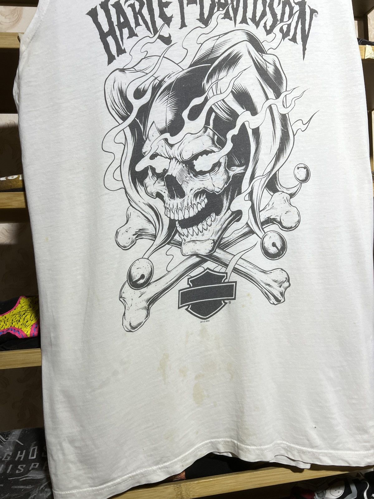 Harley Davidson Harley Davidson Skull Smoke Graphics Tank Tops Size US L / EU 52-54 / 3 - 2 Thumbnail