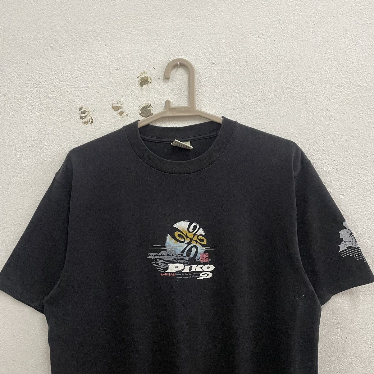 Vintage 🔥Vintage PIKO Big Logo Longboard Waves Sufing Tee Size US XL / EU 56 / 4 - 4 Thumbnail