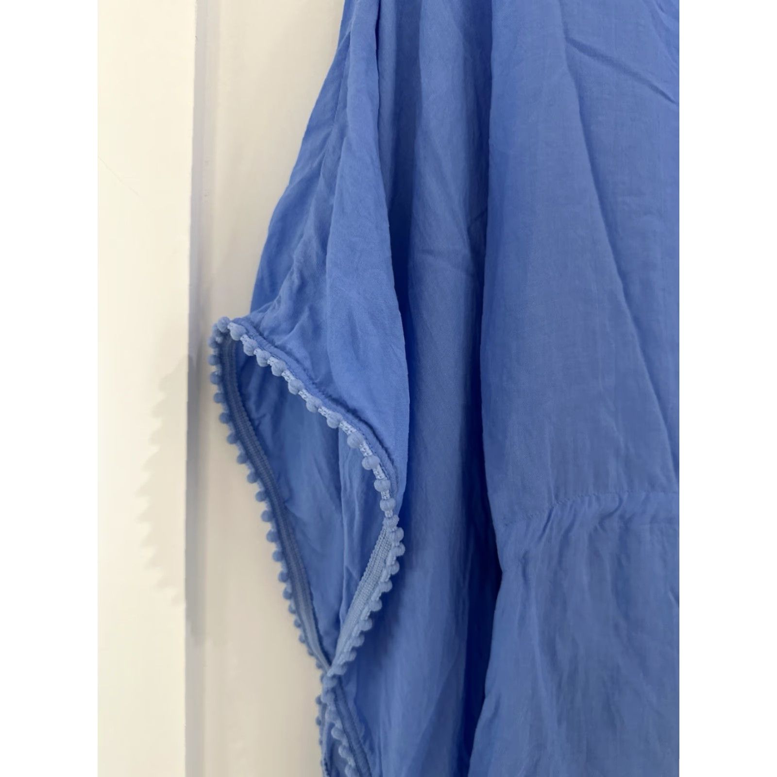 Vintage Draper James Caftan Swim Cover Up Blue Size S Beach Vacation Size ONE SIZE - 4 Thumbnail