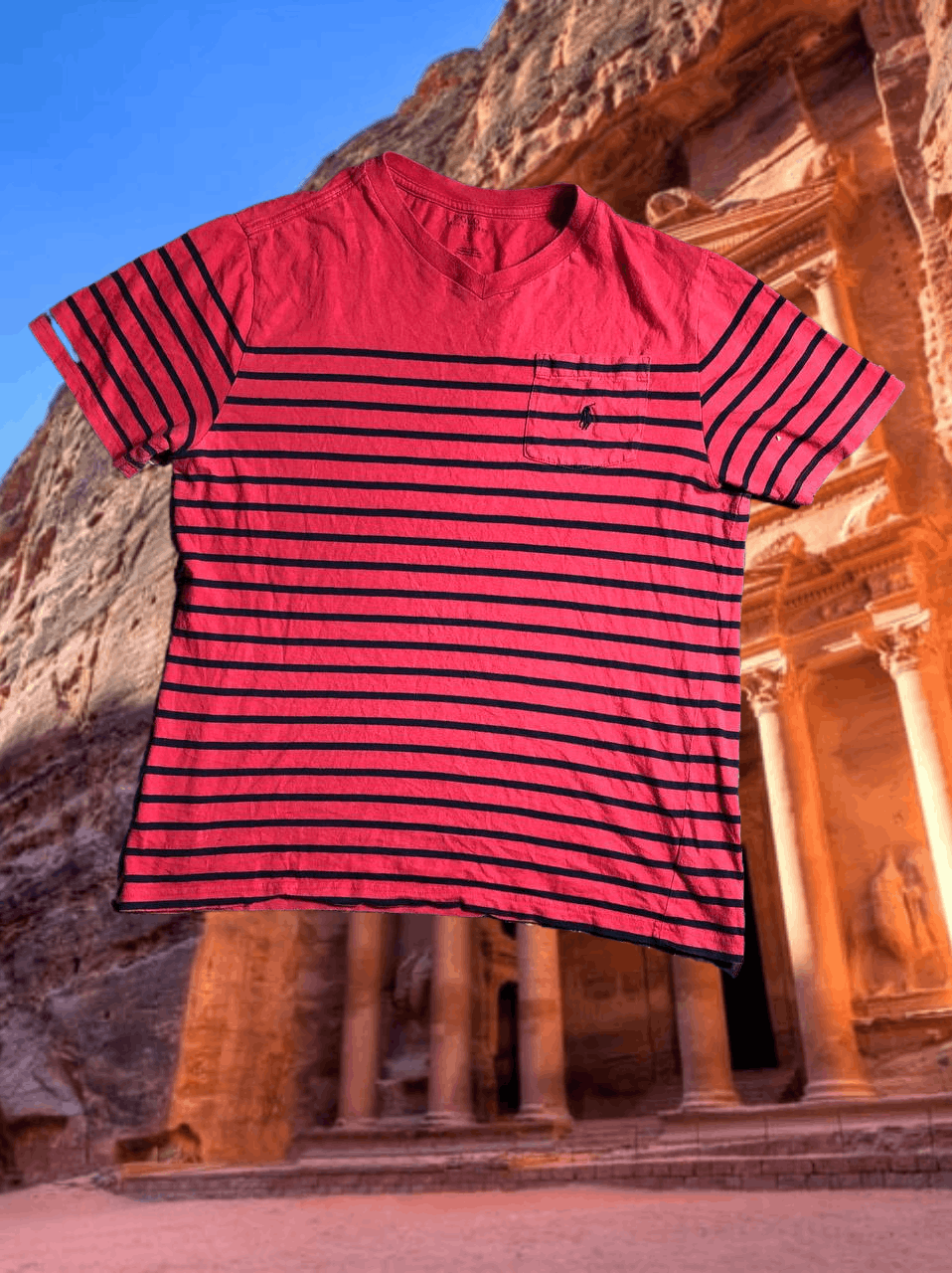 Polo Ralph Lauren Streetwear T-Shirt striped Polo Ralph Lauren Y2K Vintage Size US S / EU 44-46 / 1 - 1 Thumbnail