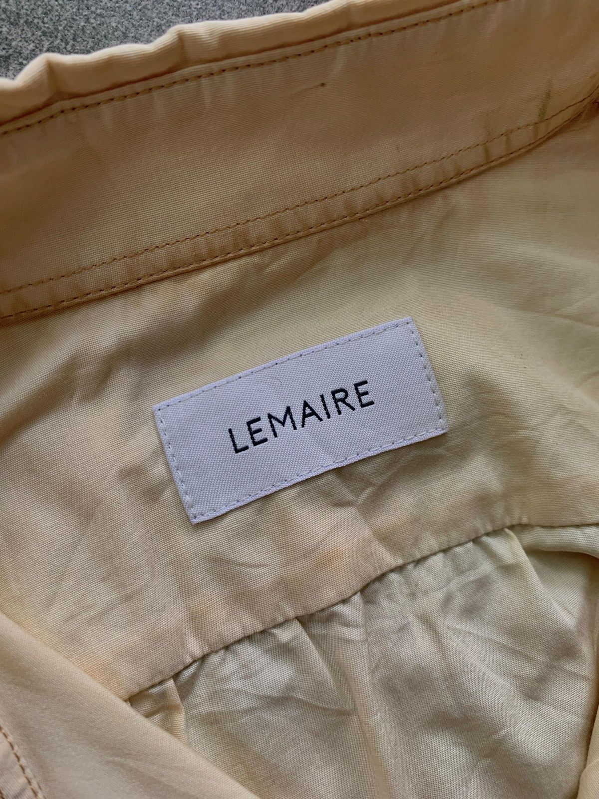 Lemaire FREE TAX! Pointed Collar Shirt Size US S / EU 44-46 / 1 - 8 Thumbnail