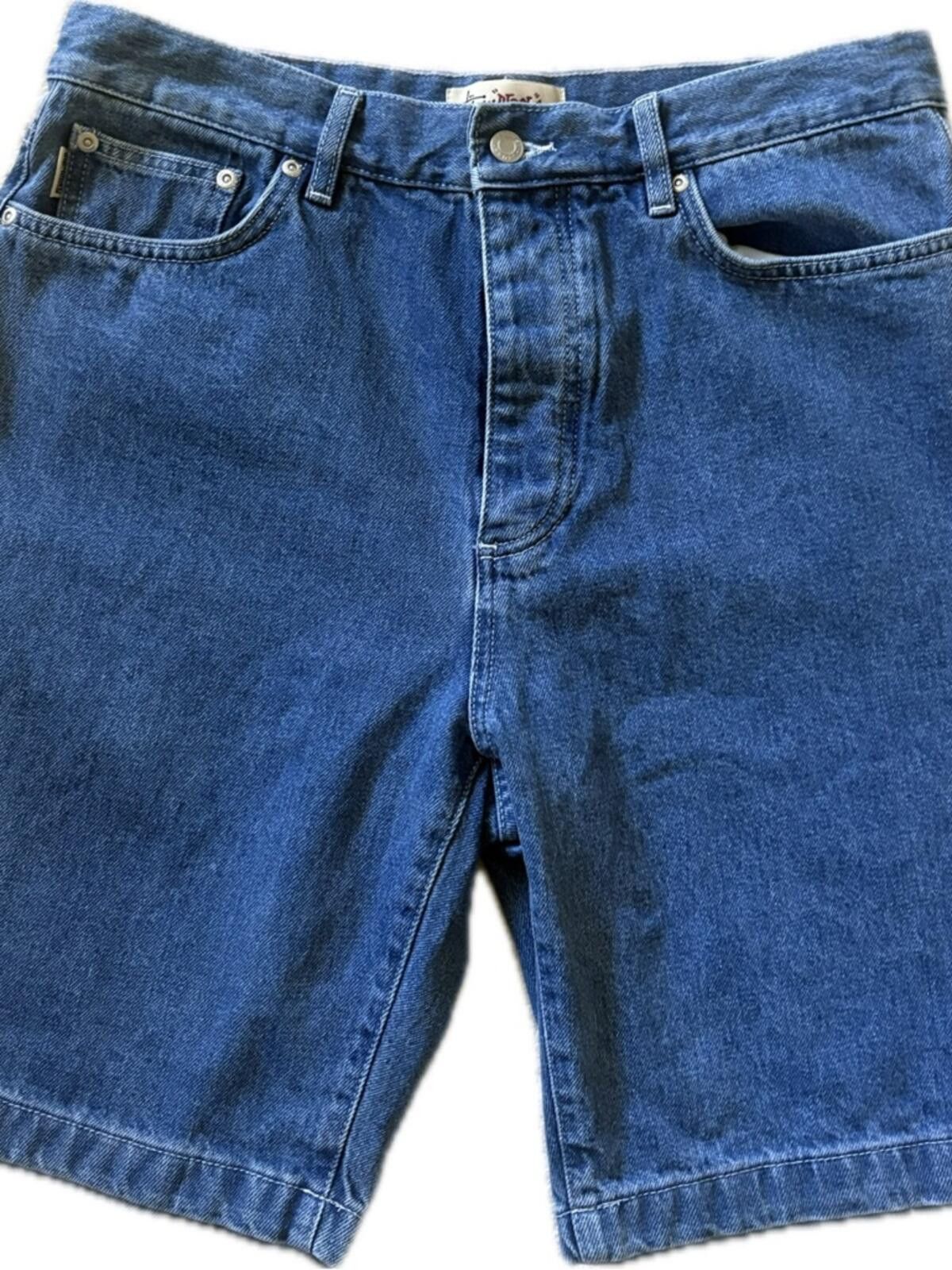 Stussy Stüssy Big Ol' Y2K Jean Denim Shorts -Medium Stone Wash Size US 32 / EU 48 - 10 Thumbnail