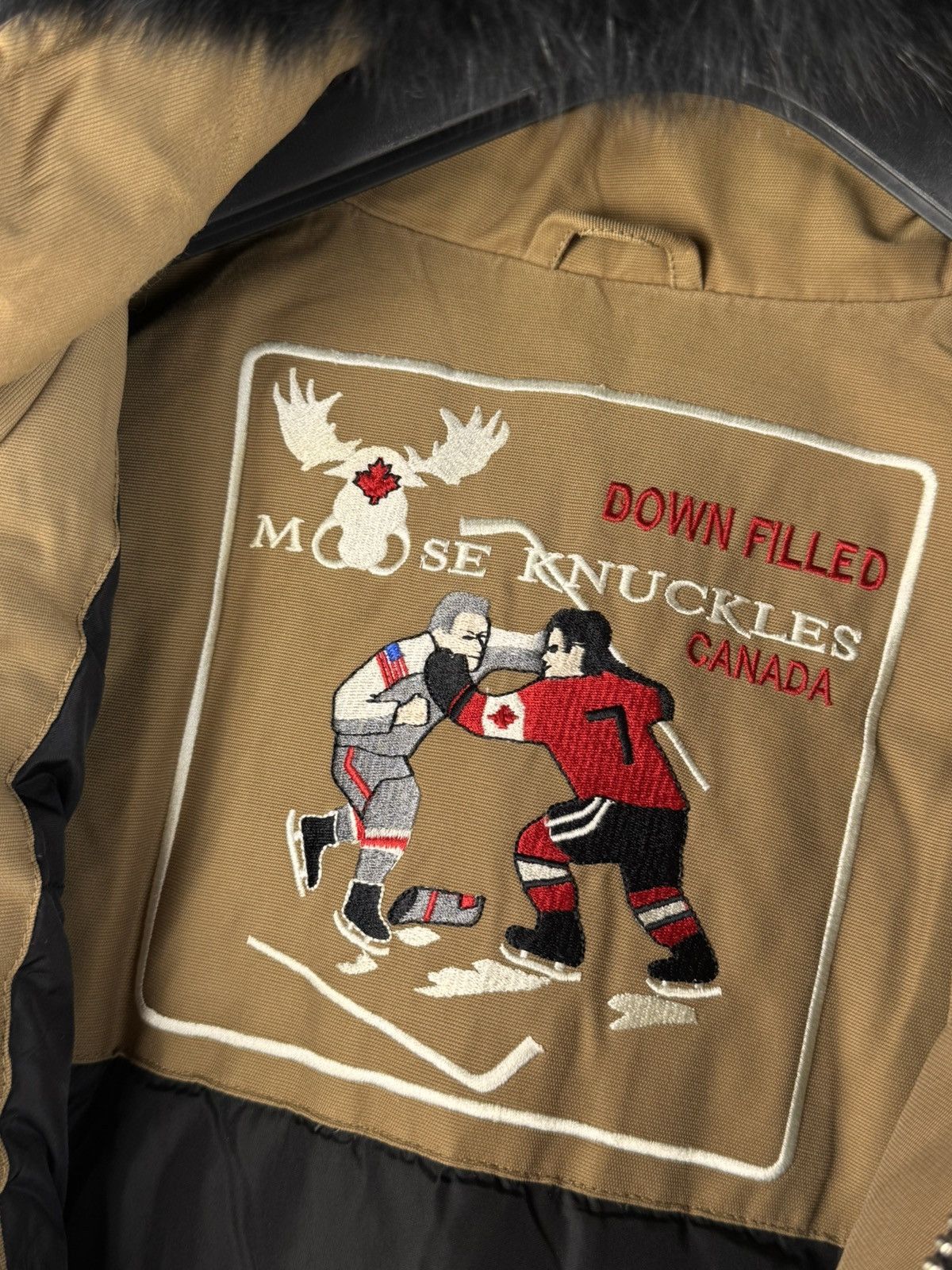 Moose Knuckles Moose Knuckles Down Fill Stirling Parka Beige Size US M / EU 48-50 / 2 - 8 Thumbnail
