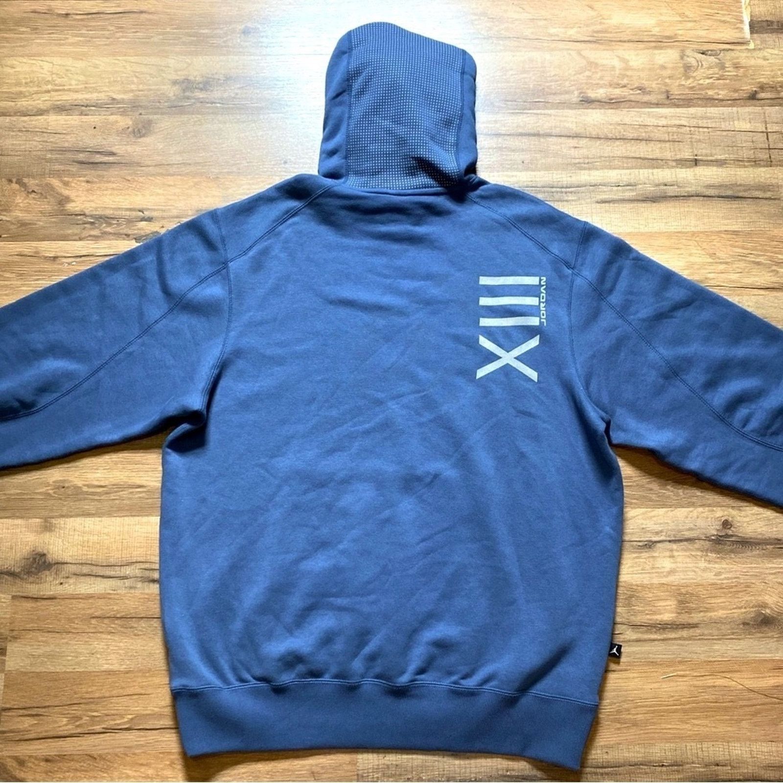 Jordan Brand Jordan 13 flint blue hologram Hoodie Size US L / EU 52-54 / 3 - 8 Thumbnail