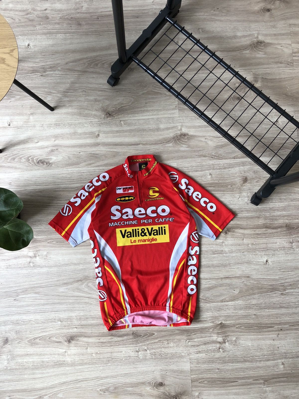 Bicycle × Vintage Vintage Cannondale Saeco Cycling Jersey T Shirt Size US L / EU 52-54 / 3 - 1 Thumbnail