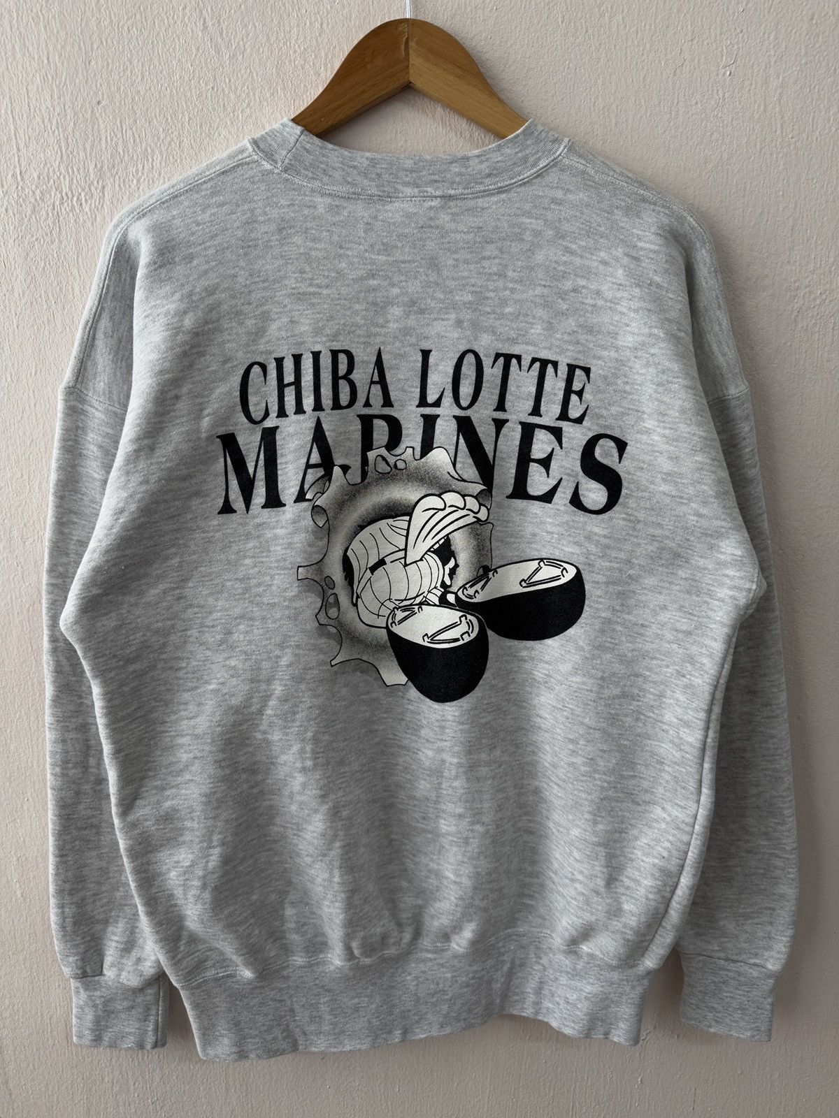 Nutmeg VINTAGE JAPAN BASEBALL LEAGUE MARINES CHIBA LOTTE Size US M / EU 48-50 / 2 - 7 Thumbnail