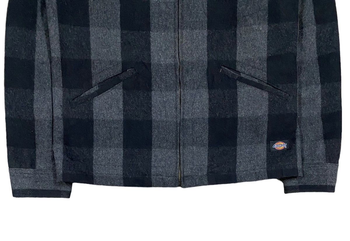 Dickies Vtg🔥Dickies Workwear Plaid Zipper Wool Jacket Size US L / EU 52-54 / 3 - 5 Thumbnail