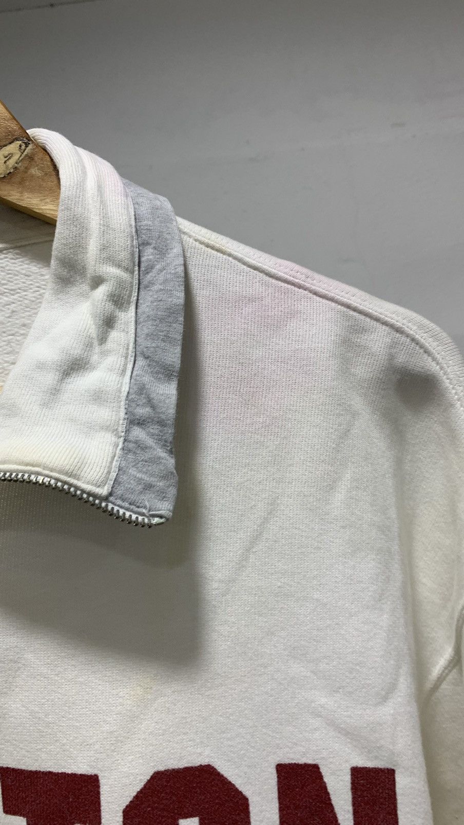 Vintage Vintage Benetton Sport Halfzip Sweater Size US M / EU 48-50 / 2 - 9 Thumbnail