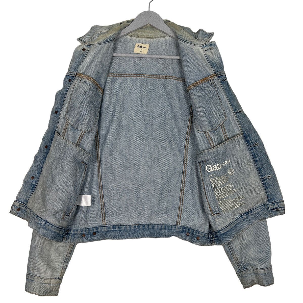 Japanese Brand 🔥 VINTAGE GAP DENIM TRUCKER JACKET Size US S / EU 44-46 / 1 - 11 Thumbnail