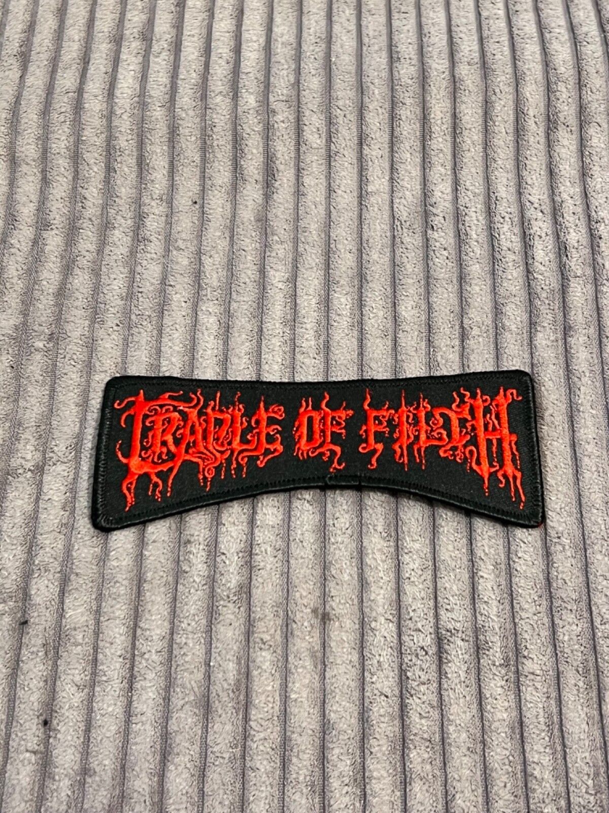 Band Tees Vintage 2007 Cradle Of Filth Logo Black Metal Small Patch Size ONE SIZE - 1 Thumbnail