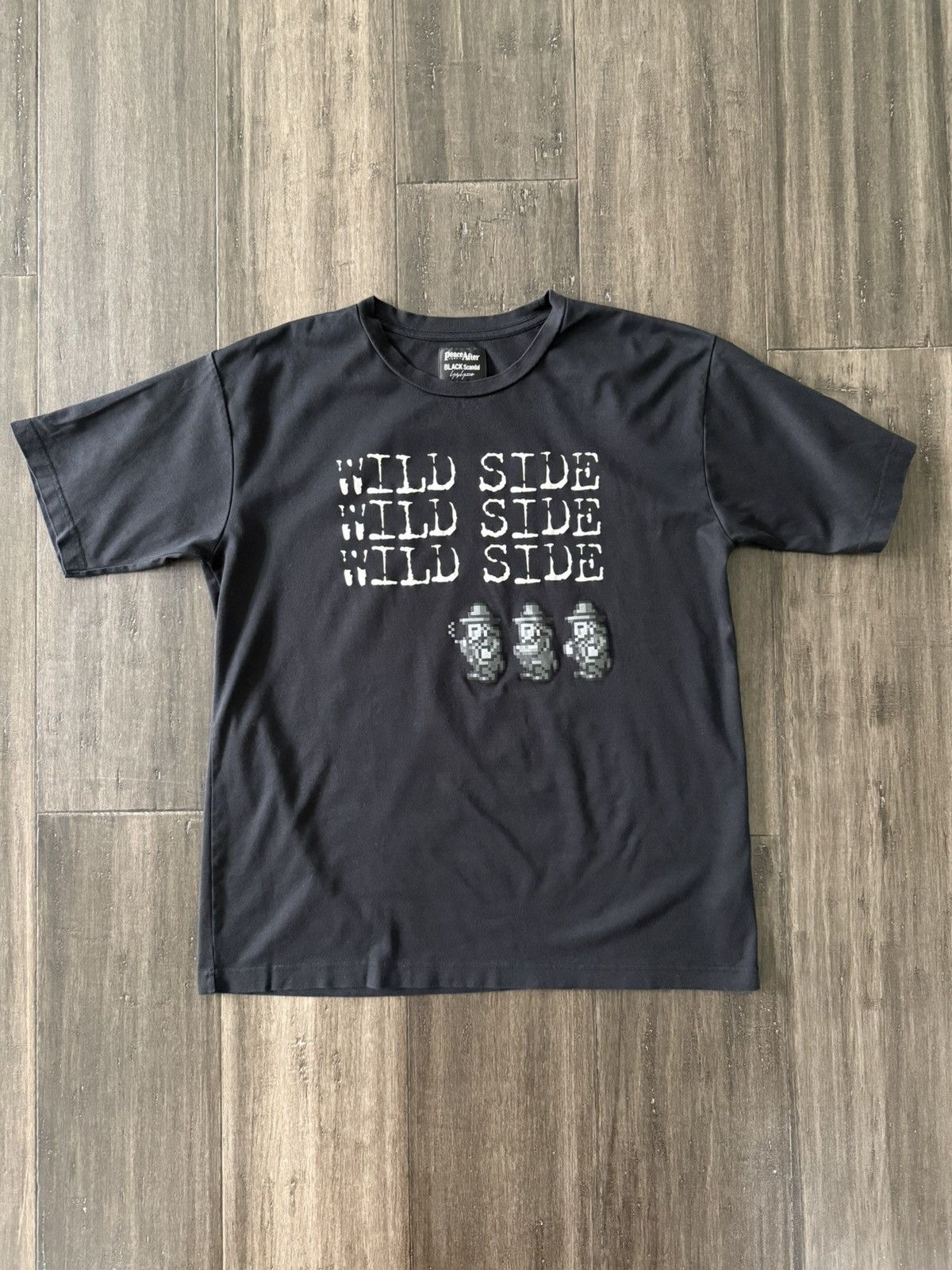 Yohji Yamamoto Black Scandal Peace After Wild Side T-Shirt 3 | Grailed