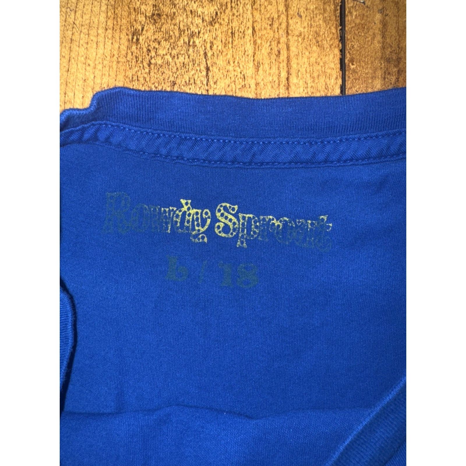 Vintage VINTAGE Rowdy Sprout Elton John T-Shirt Blue L Mens Regular Size Large Shirts 19x26.5 Size US L / EU 52-54 / 3 - 3 Thumbnail
