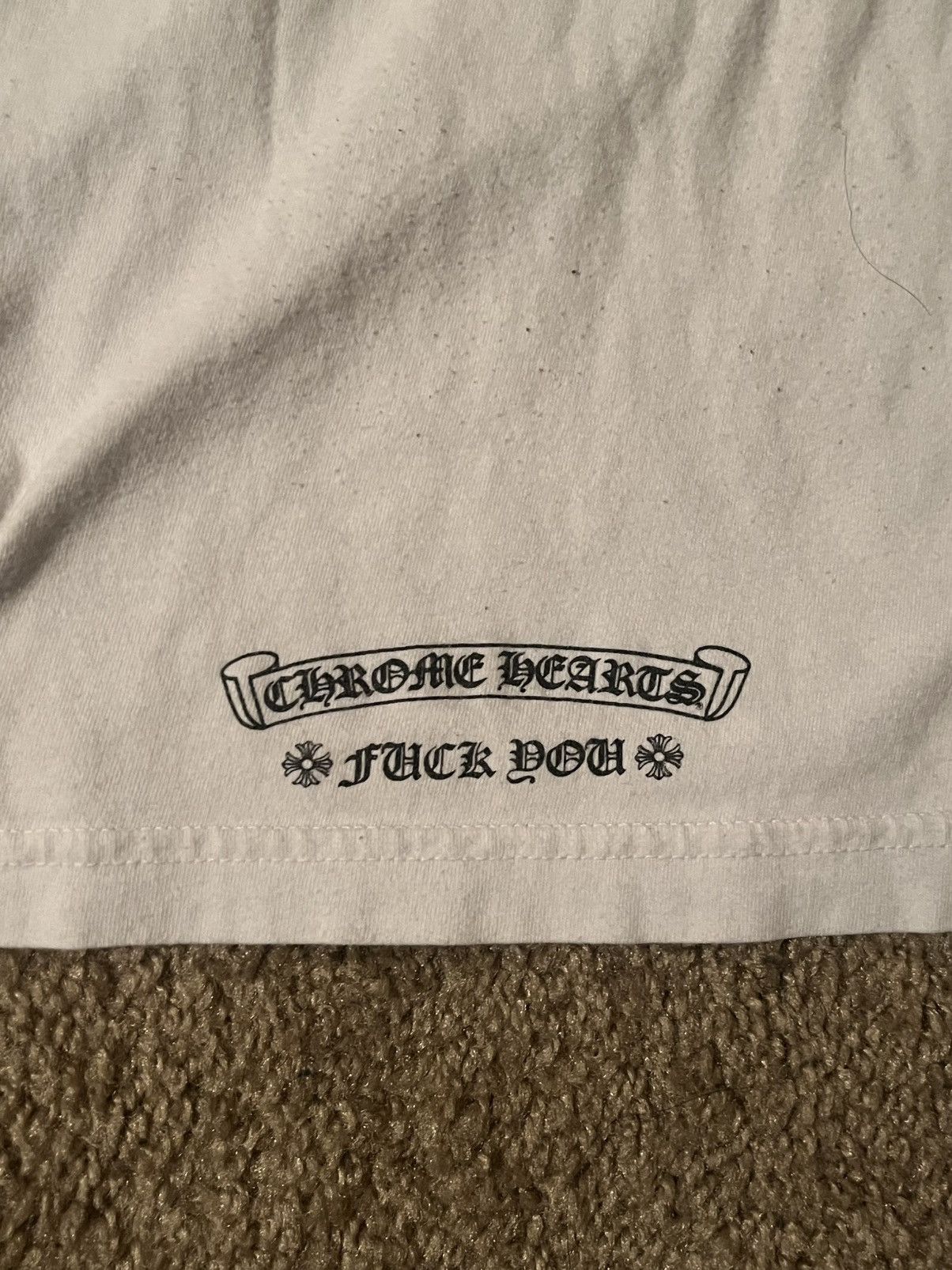 Chrome Hearts Chrome Hearts Scroll Long Sleeve Logo Tee Size US M / EU 48-50 / 2 - 5 Thumbnail