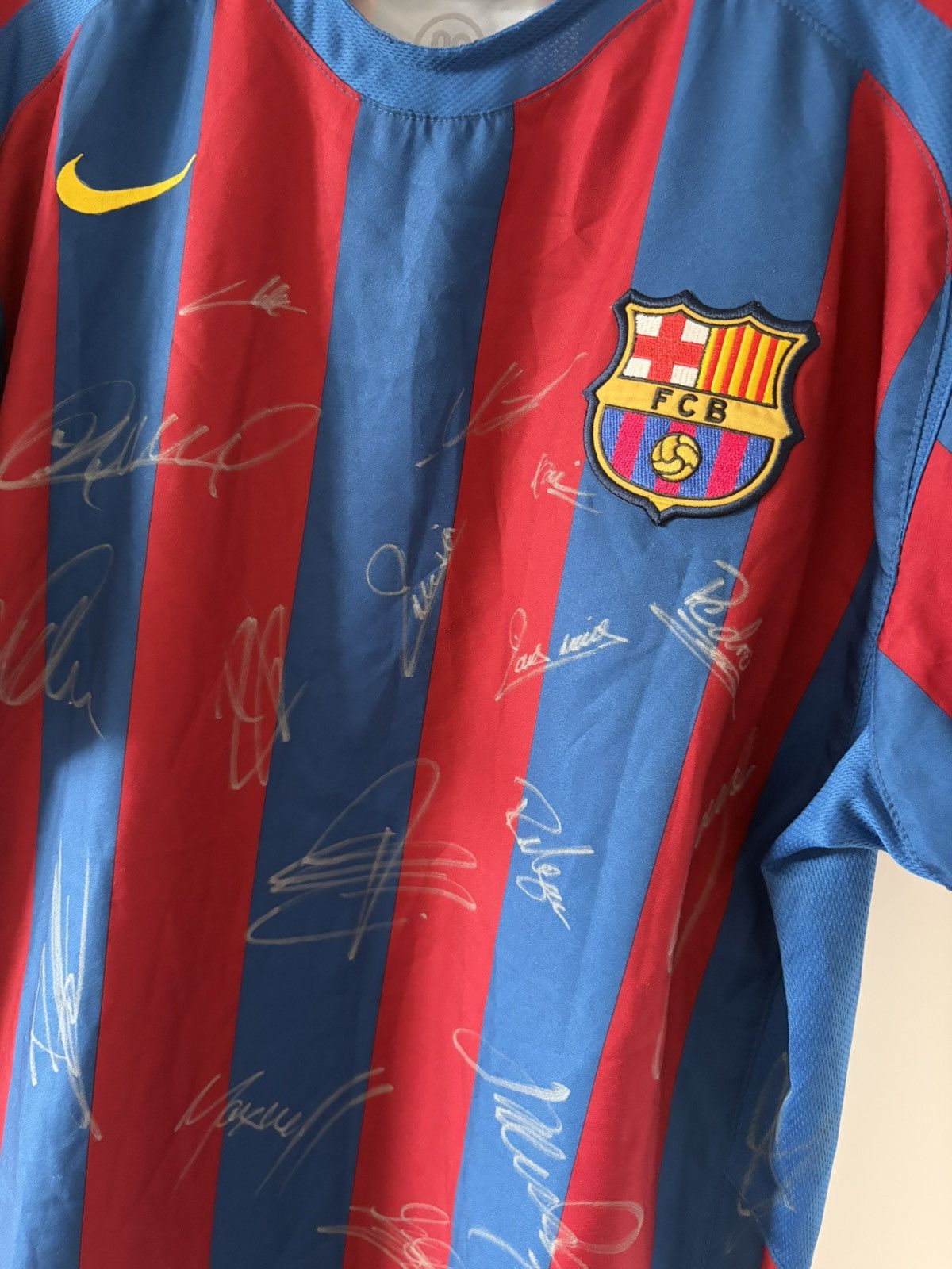Barcelona nike 2005/2006 domowa vintage — zdjęcie 3