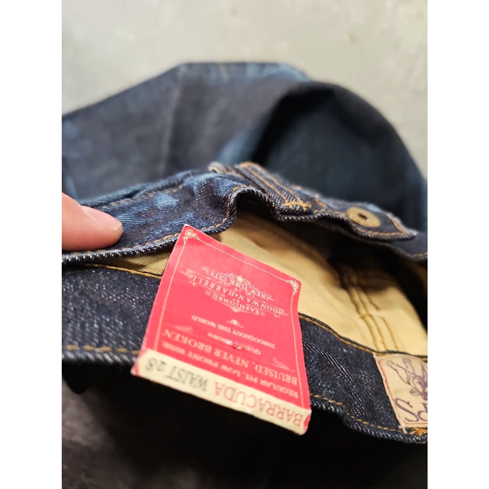 Prps PRPS Barracuda Regular Jeans Straight 28x34 Blue Denim Cotton Men NWT Size US 28 / EU 44 - 3 Thumbnail