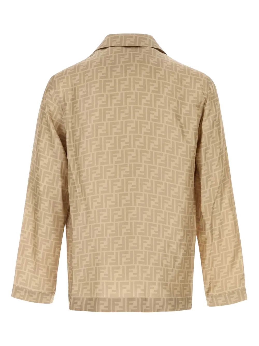 Fendi o1B3y1r0526 Shirt in Beige Size US L / EU 52-54 / 3 - 2 Thumbnail