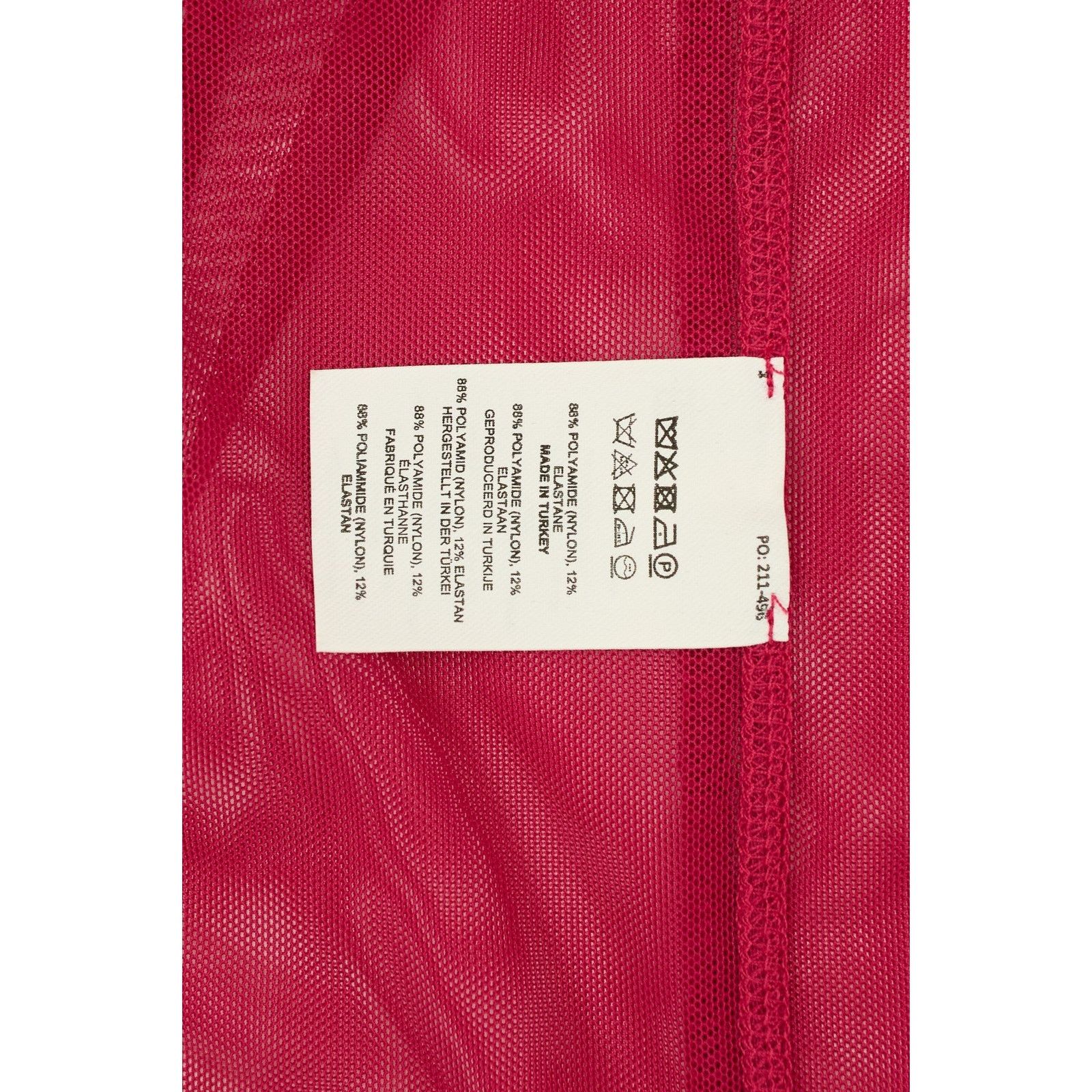Dries Van Noten Pink Mesh Skirt Size 24" / US 00 / IT 34 - 5 Thumbnail