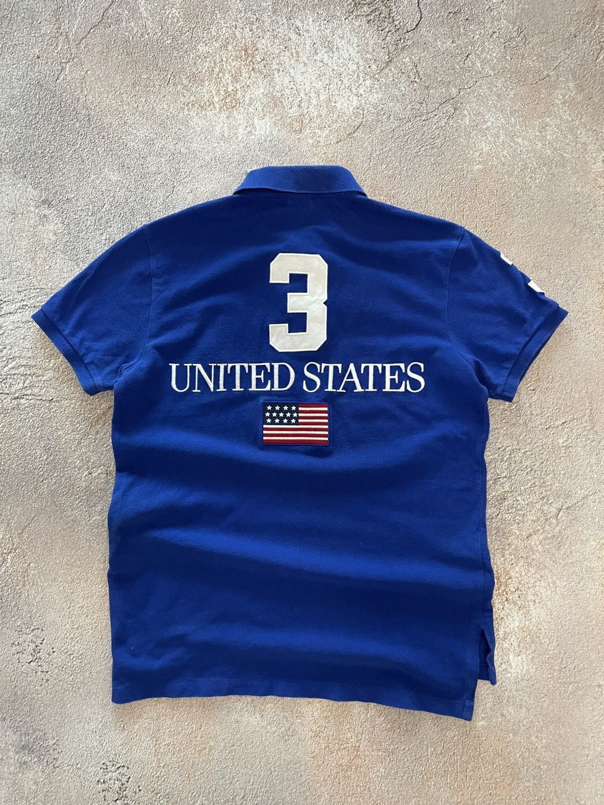 Polo Ralph Lauren Vintage Polo Ralph Lauren USA Flag Polo Shirt Size US M / EU 48-50 / 2 - 6 Thumbnail