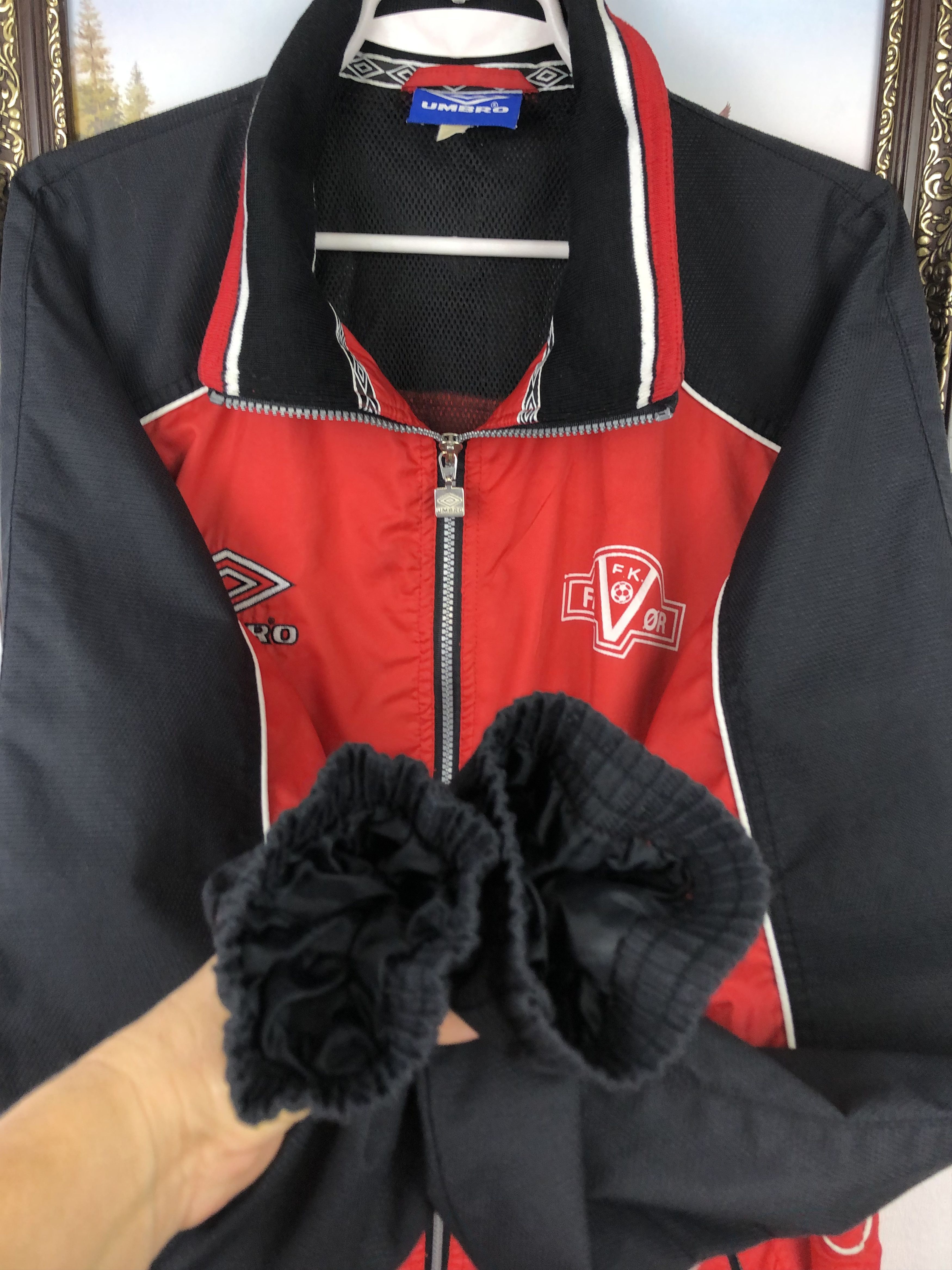 Umbro Vintage Umbro FK Arendal Football Jacket Soccer Track Top Size US XXL / EU 58 / 5 - 8 Thumbnail