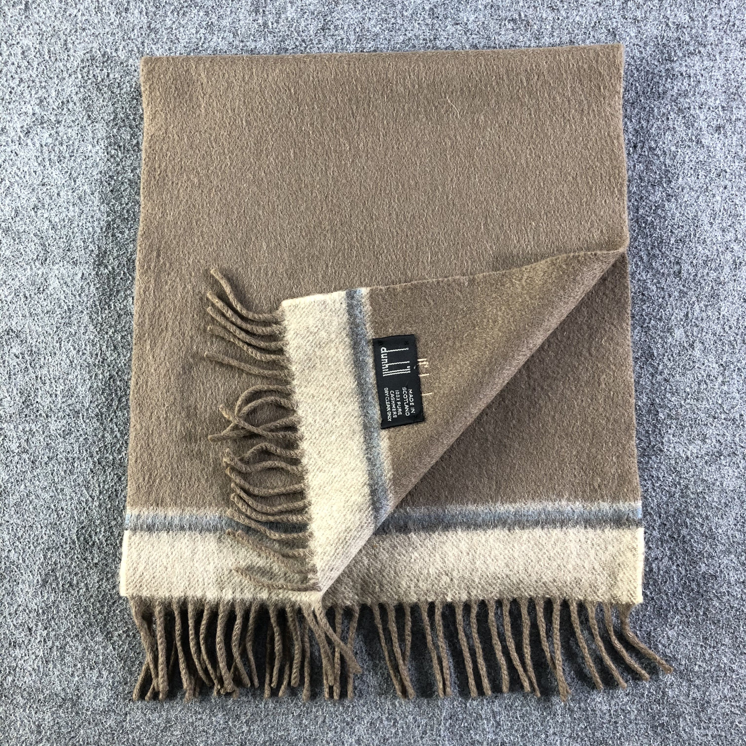 Alfred Dunhill Alfred Dunhill Cashmere Scarf / Muffler / Neckwear P678 Size ONE SIZE - 6 Thumbnail