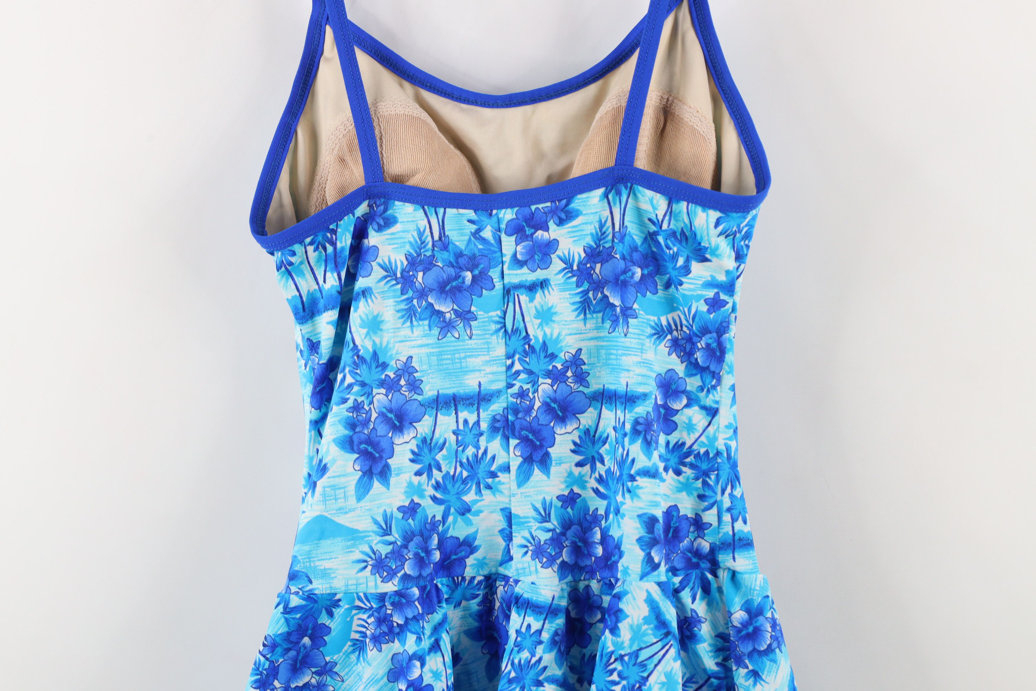 Vintage Vintage 90s Streetwear Flower Floral One Piece Swim Suit Size XXL / US 16-18 / IT 52-54 - 10 Thumbnail