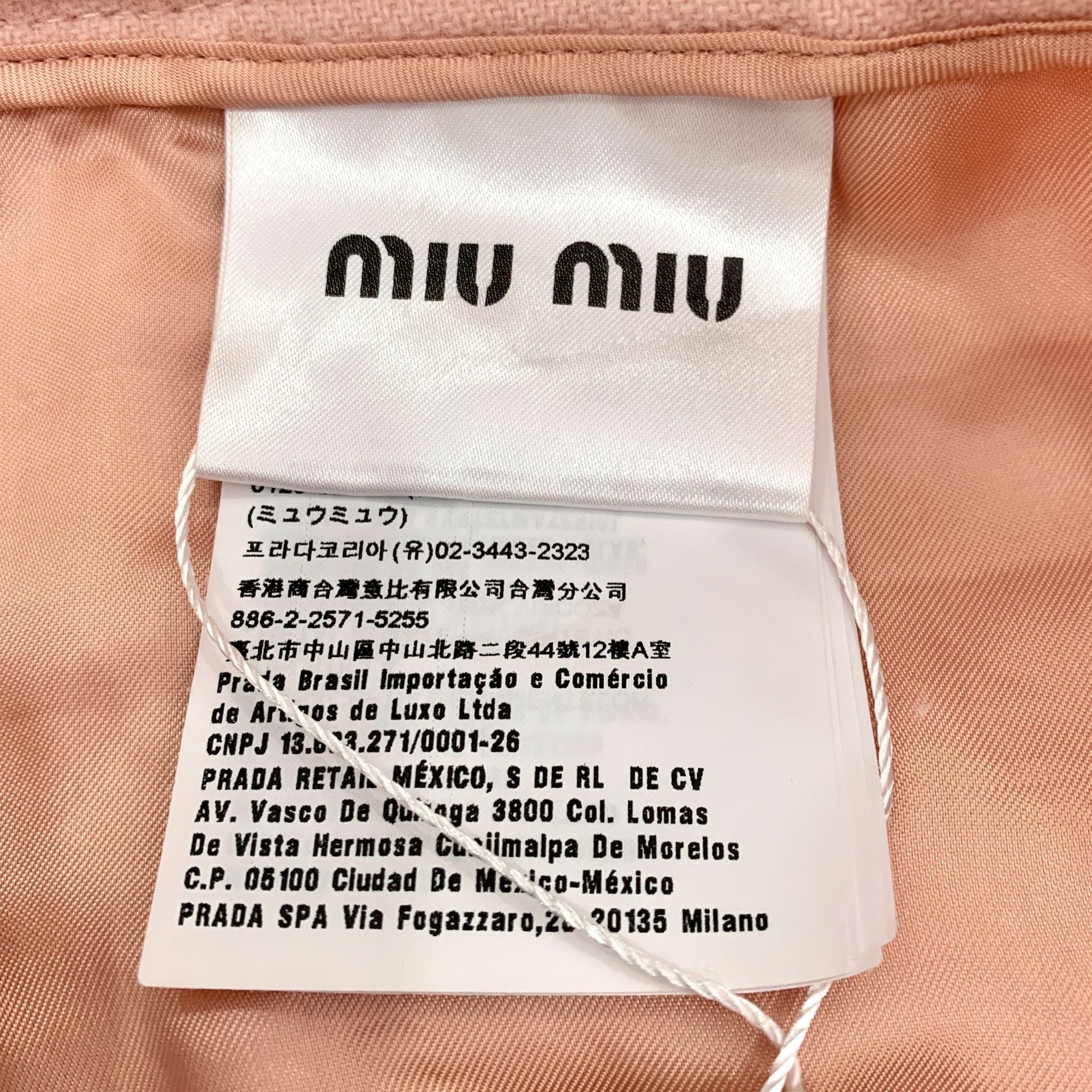 Miu Miu Miu Miu A-Line Wool Blend Mini Skirt With Contrast Pocket Size 32" / US 10 / IT 46 - 7 Thumbnail