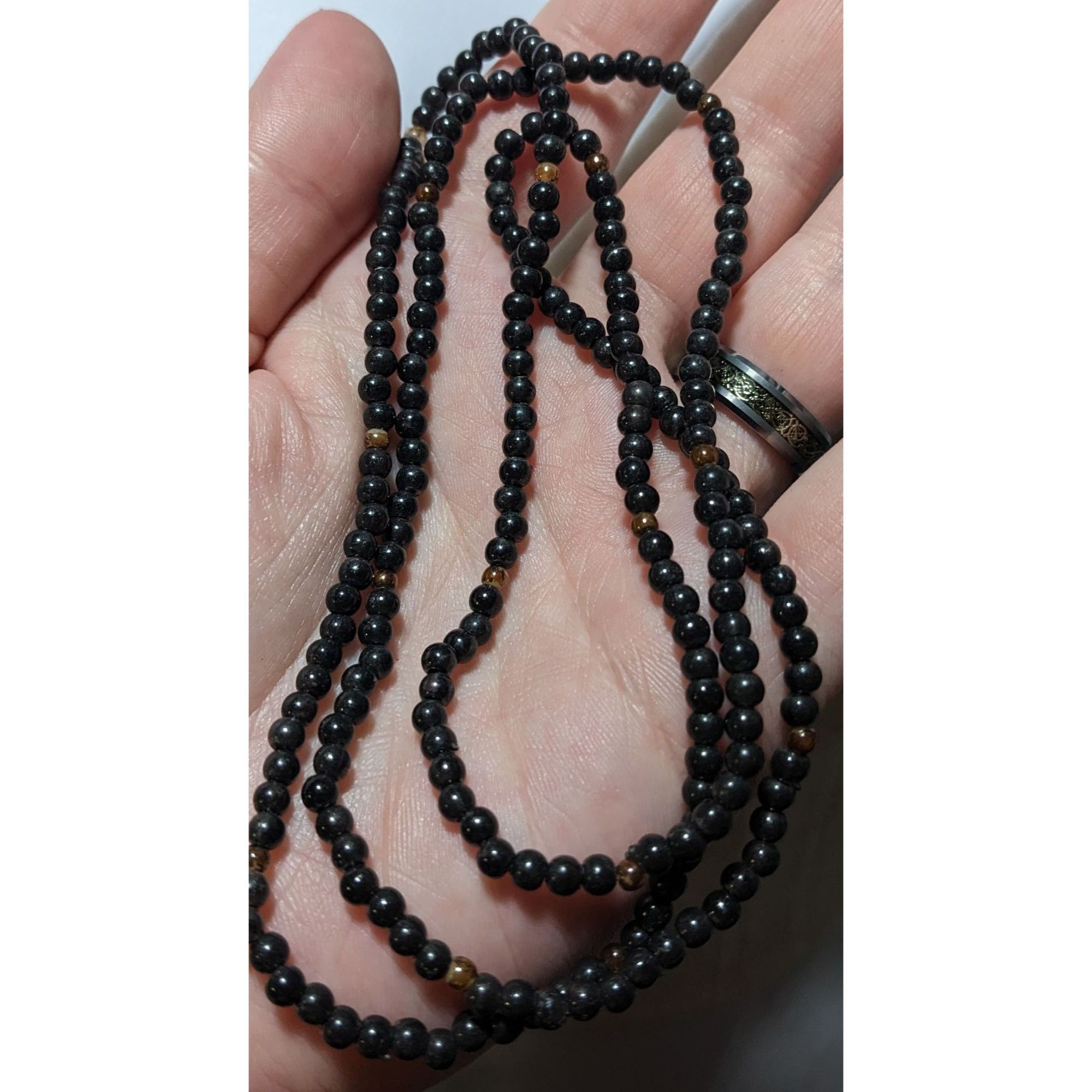 Other Simple Black Beaded Necklace Size ONE SIZE - 5 Thumbnail