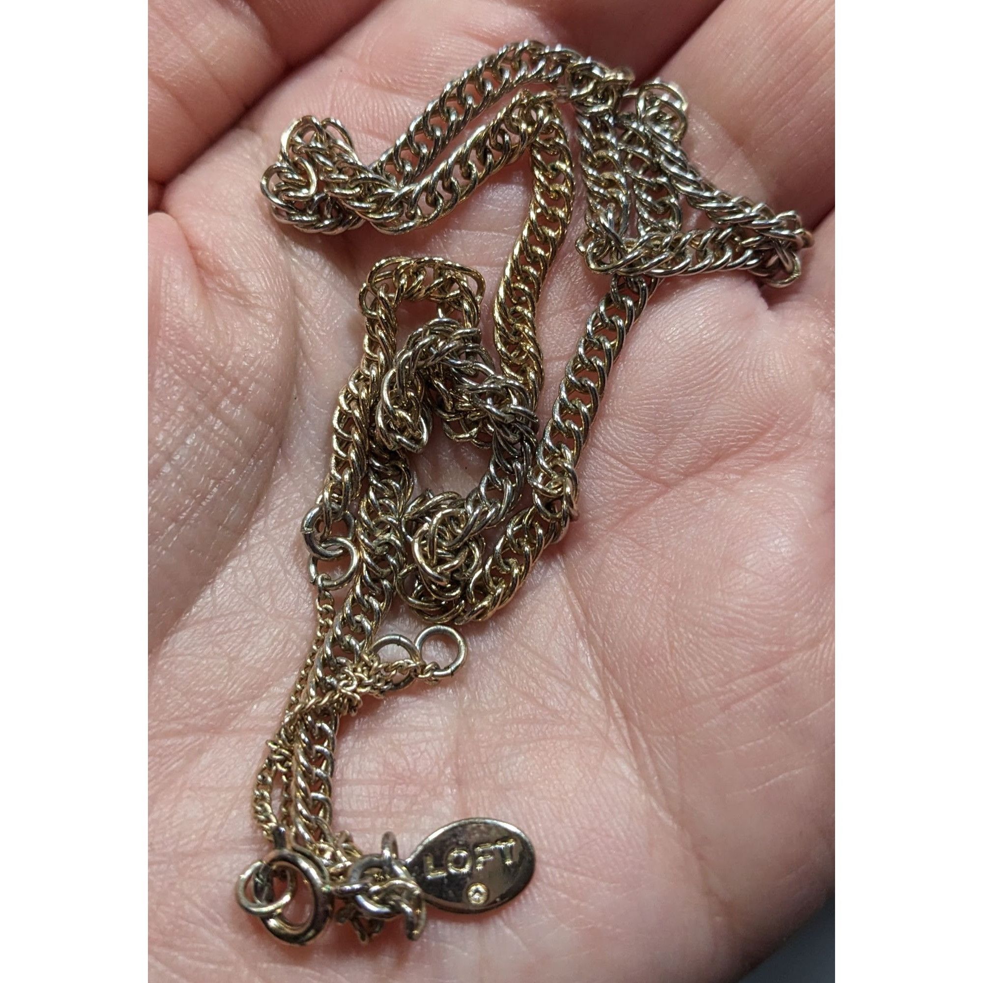 Loft Loft Preppy Elegant Gold Tone Chain Necklace Size ONE SIZE - 5 Thumbnail