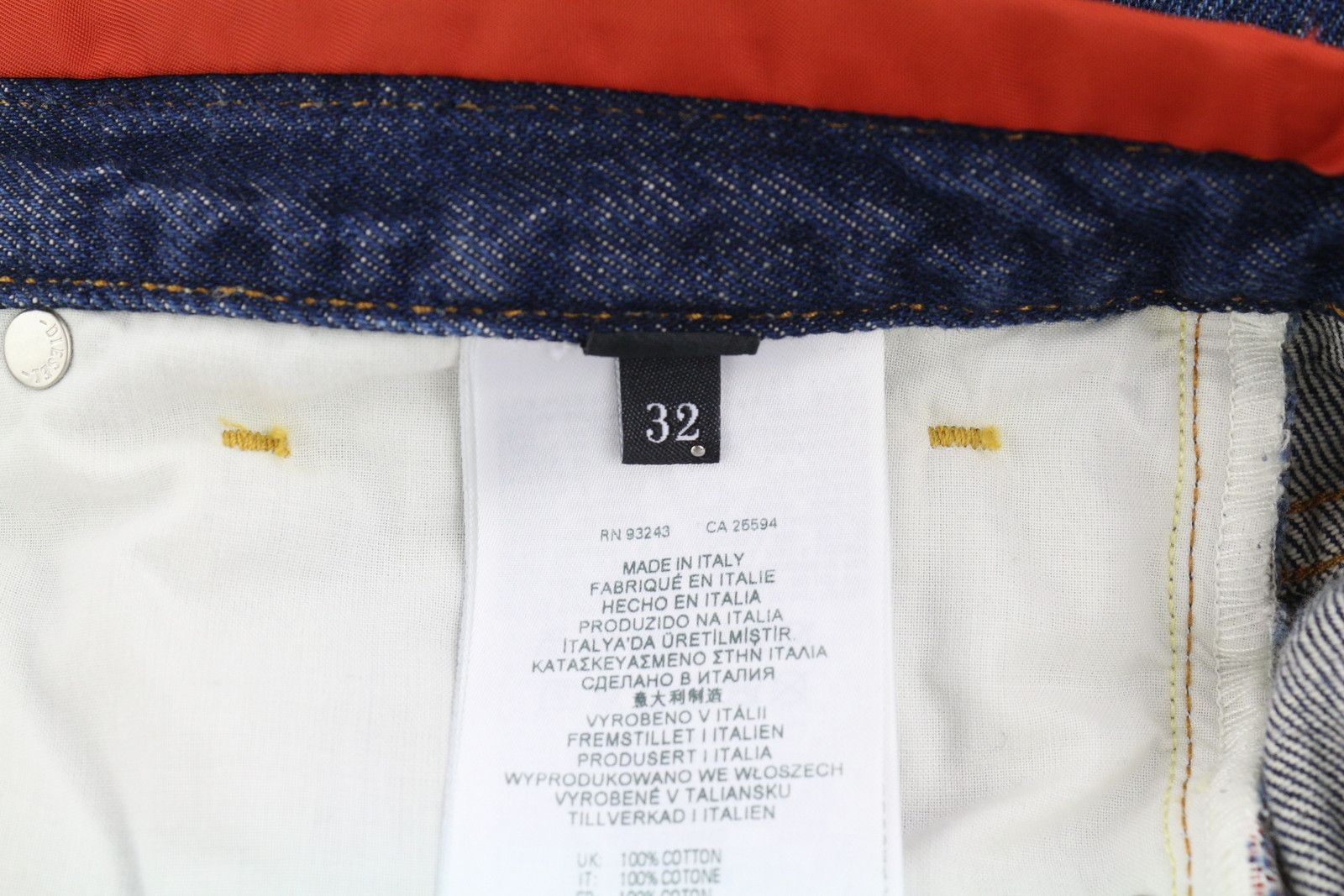 Diesel D-SARK-Z-SP 09C88 W32/L34 Slim Washed Blue Jeans 40893 Size US 32 / EU 48 - 7 Thumbnail